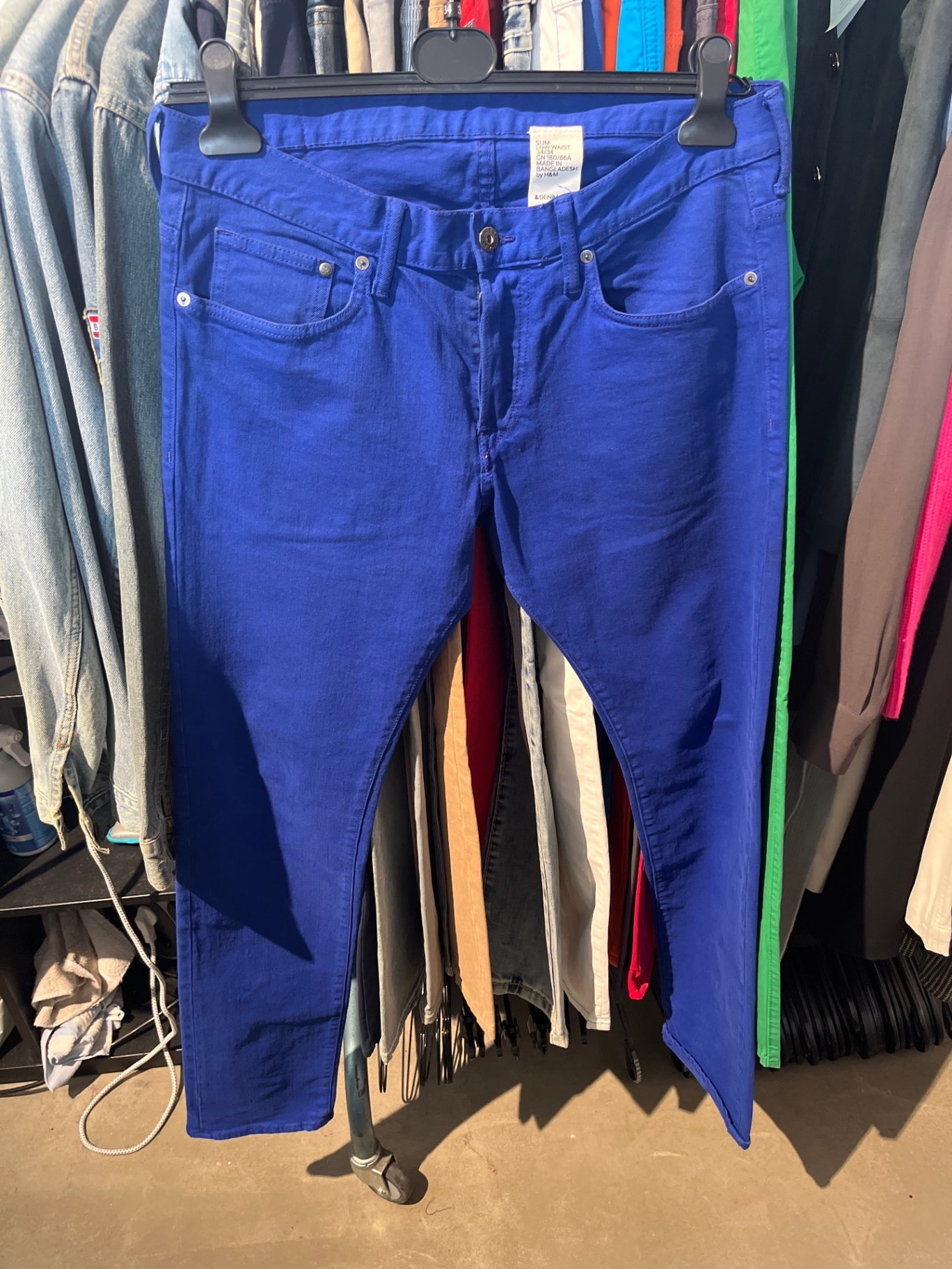 H&M Jeans Blau Gr.: 34