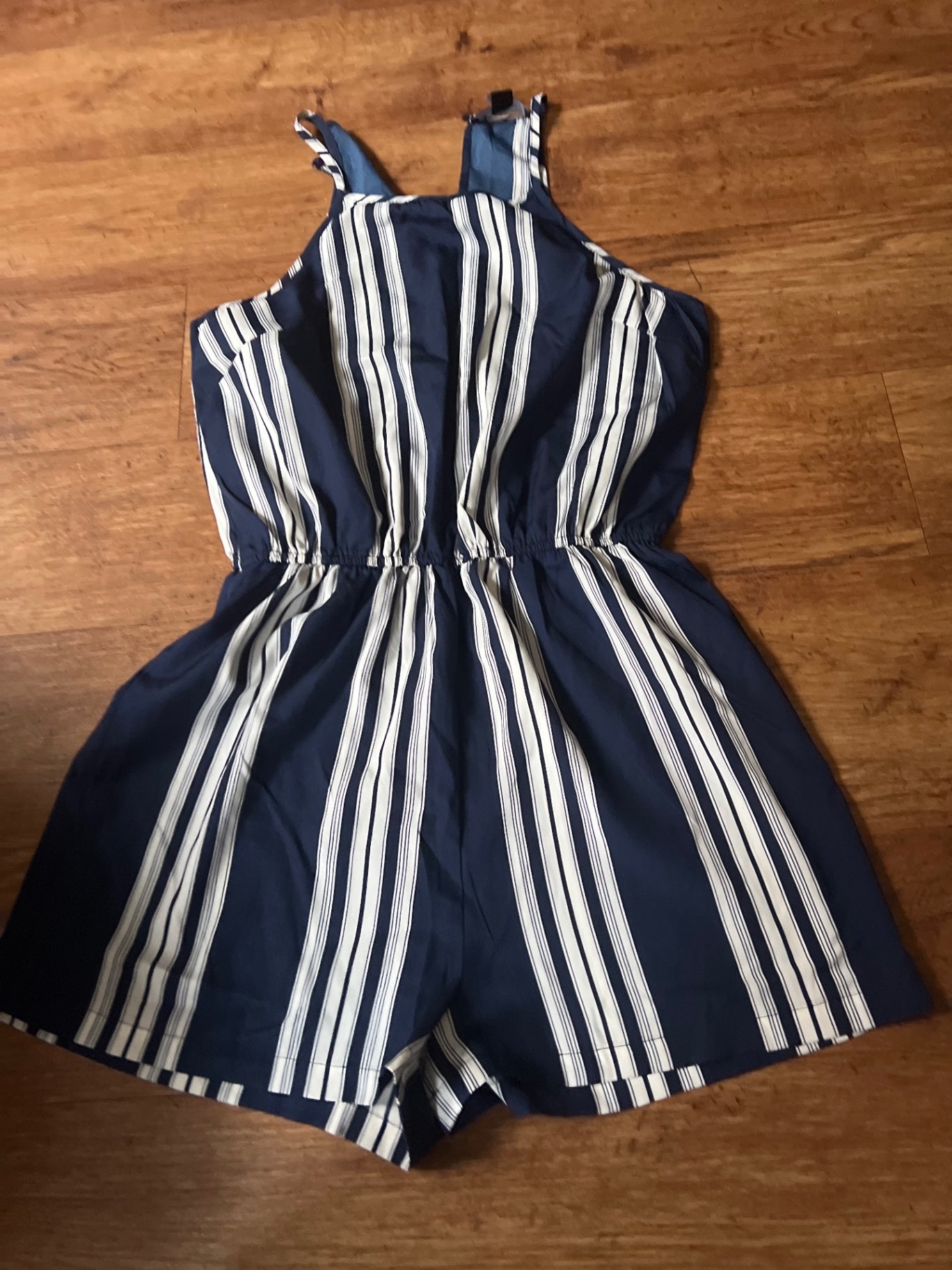 ATMOSPHERE Jumpsuit Blau Weiß Gr.: M