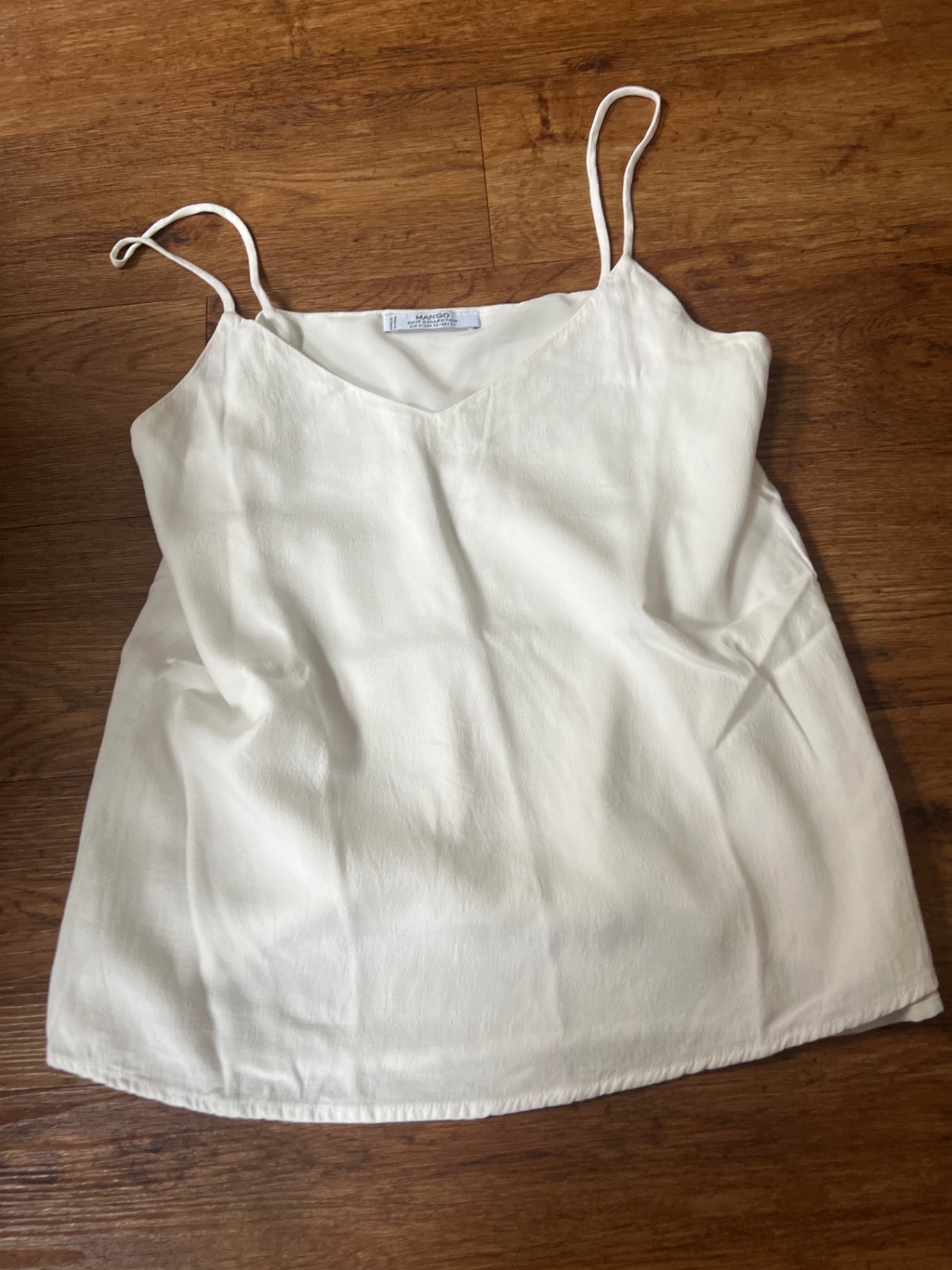 Mango Top Cremeweiß Gr.: S