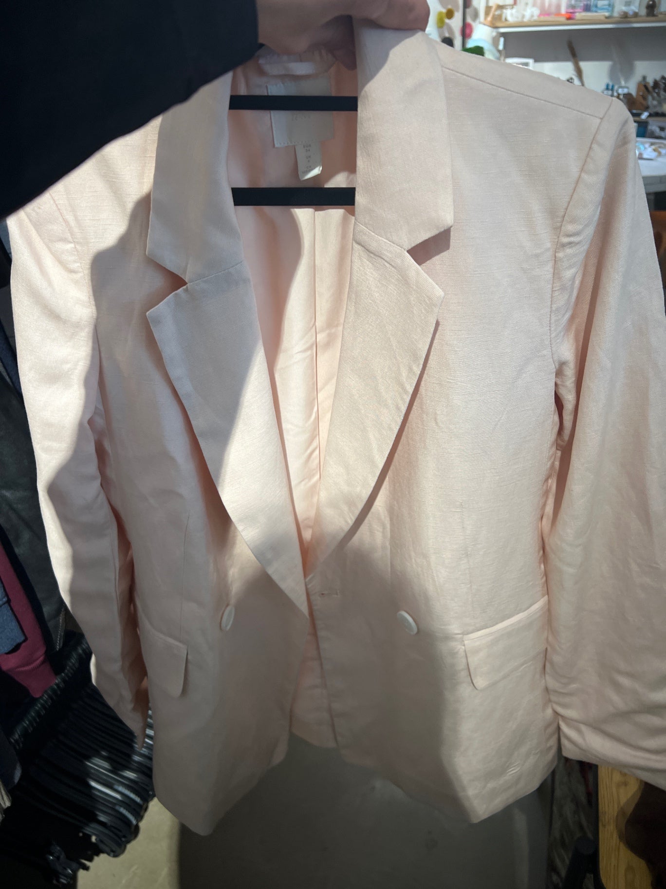 H&M Blazer Beige Gr.: XS (Fleck) 