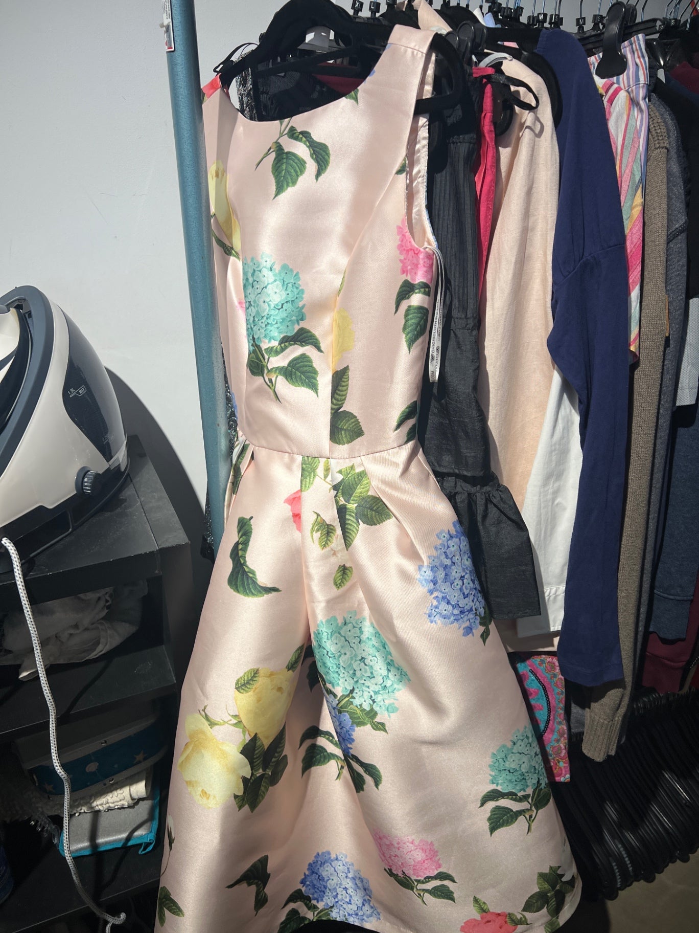 ChiChi London Kleid Creme Blumen Gr.: S