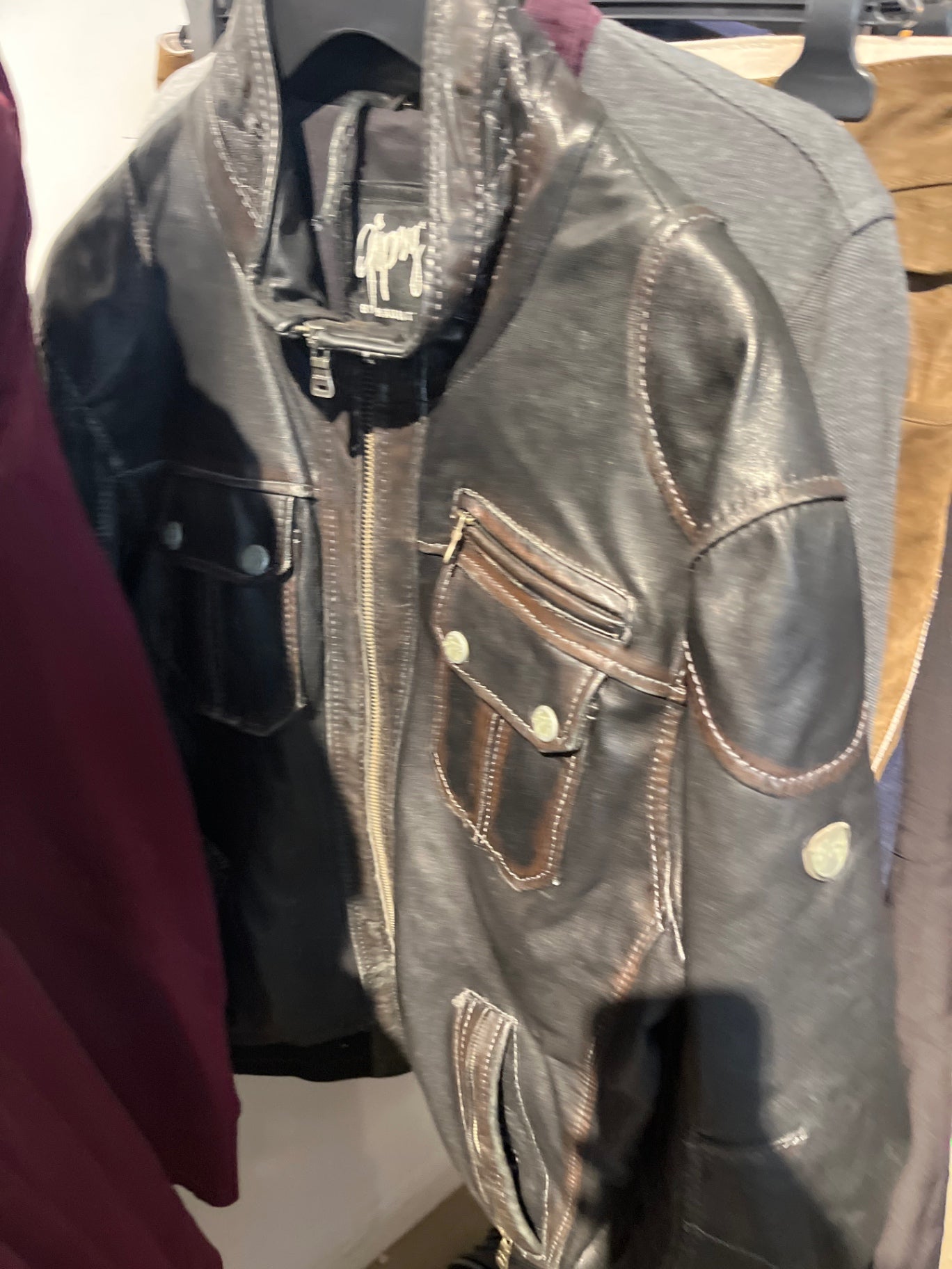 Gipsy Jacke Schwazbraun Gr.: L