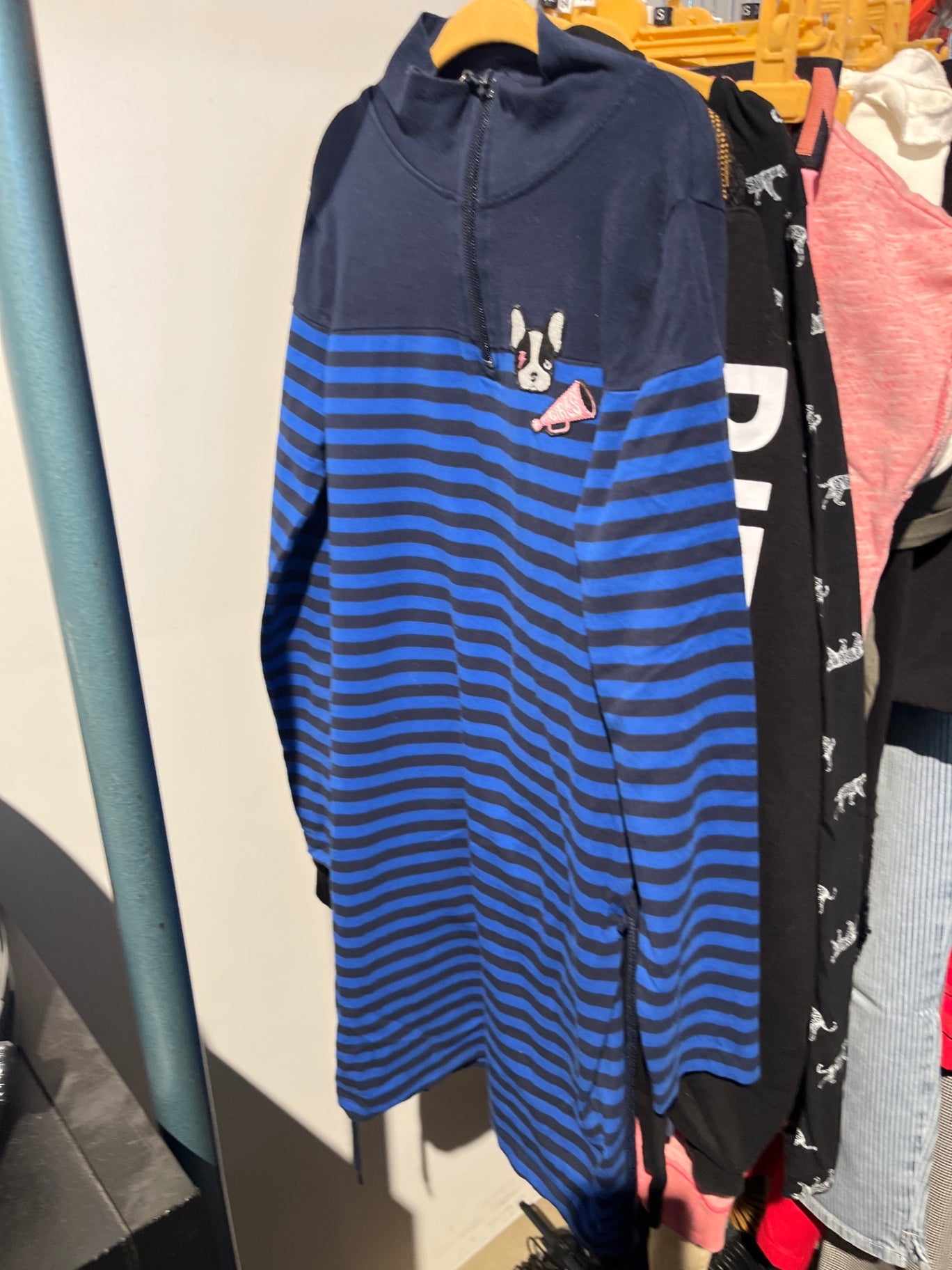 Persival Longshirt Blau Schwarz.: 146