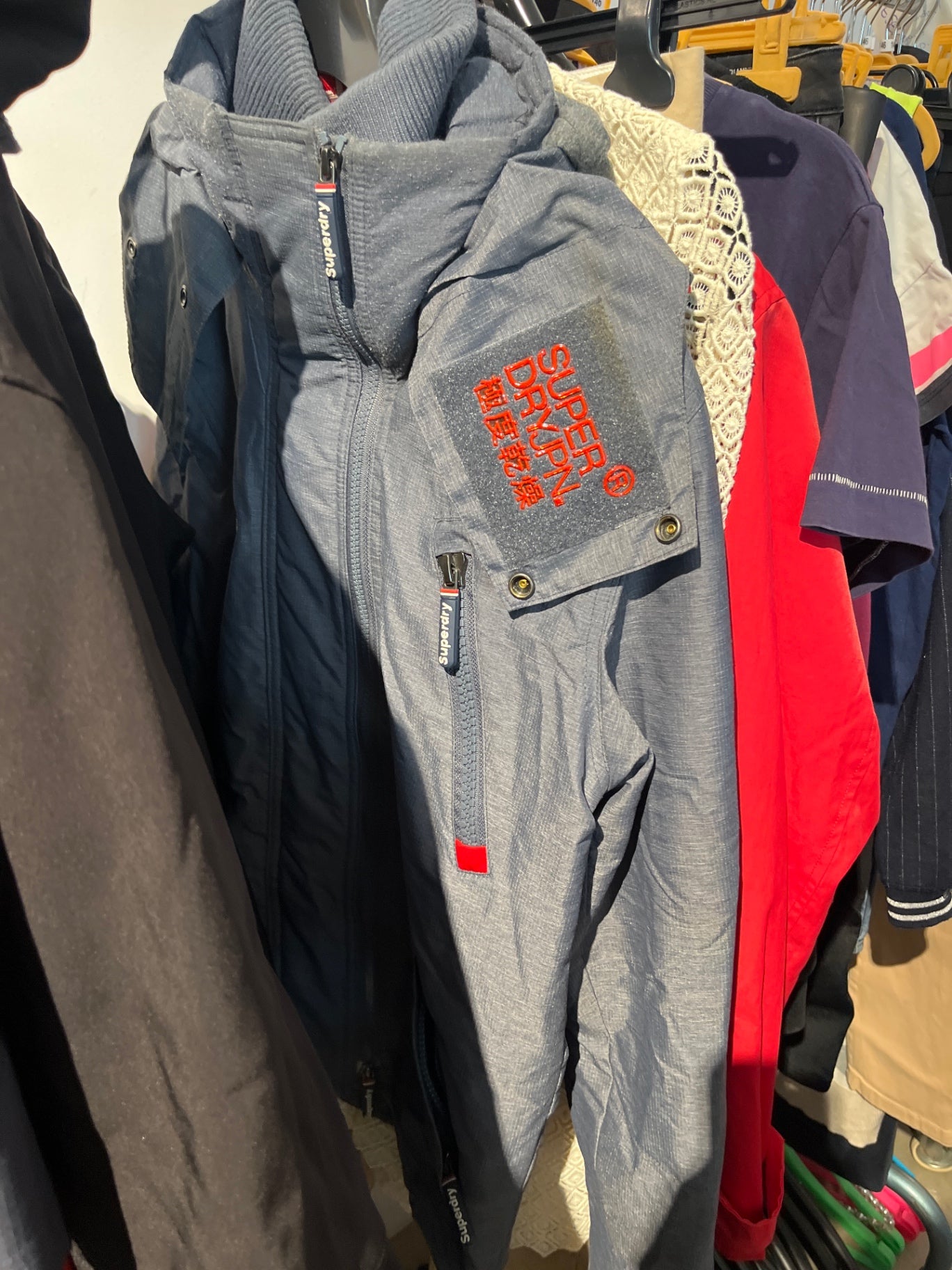 Superdry Jacke Blau Gr.: M