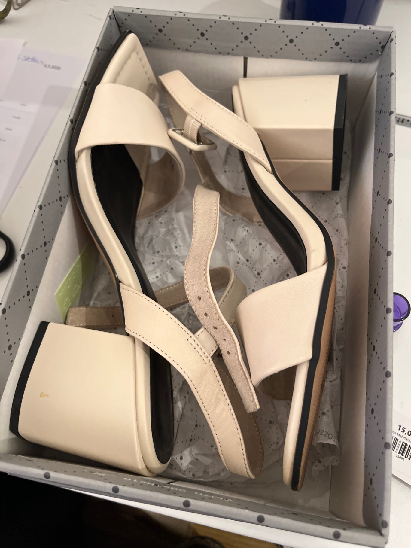 Marco Tozzi Schuhe Creme Gr.: 41