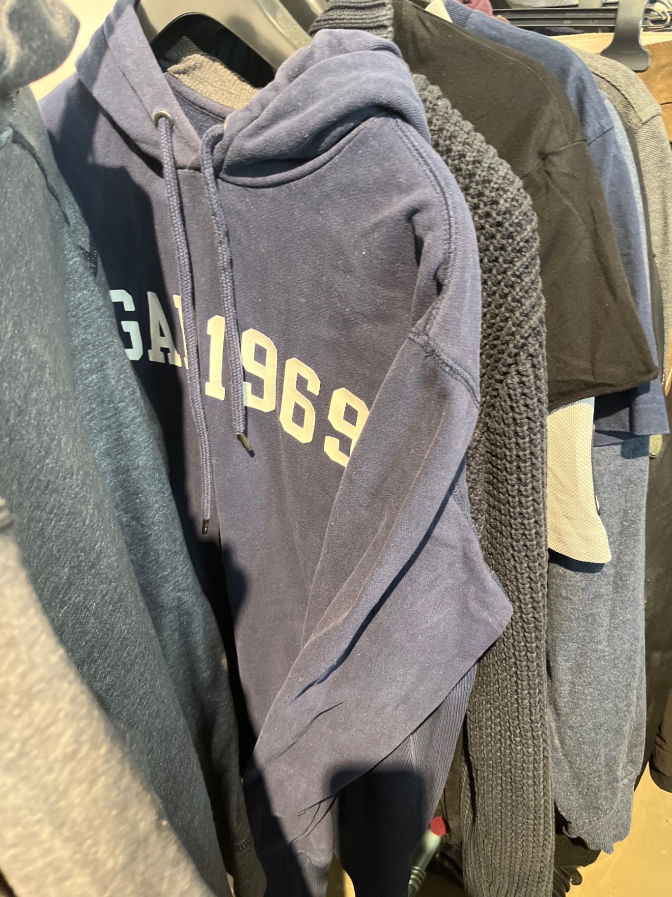 GAP Hoodie Dunkelblau Gr.: M