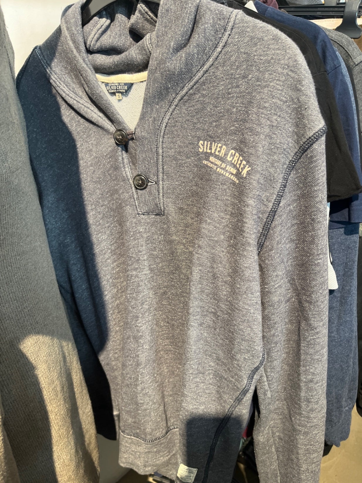 Silver Creek Pullover Blau Gr.: S