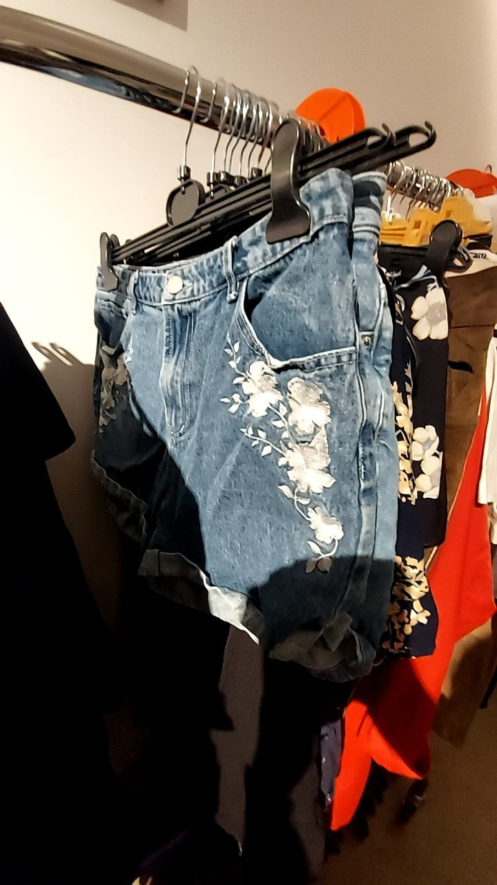 Vila Shorts Blau Gr.: L