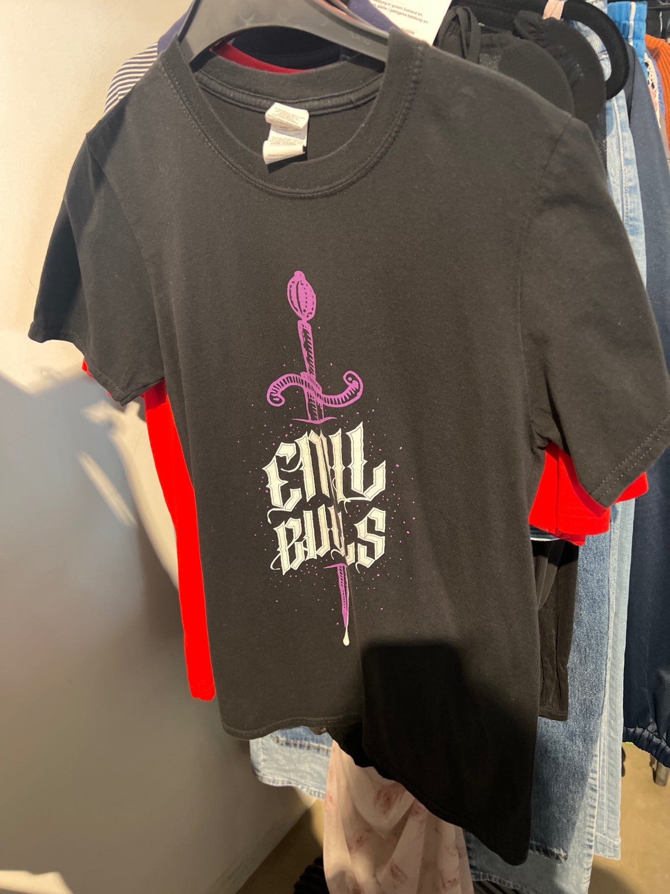 Gildan T-Shirt Schwarz Gr.: S