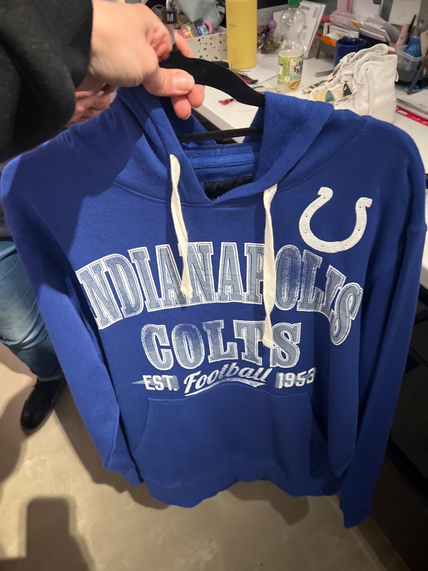 NFL Hoodie Blau Gr.: M