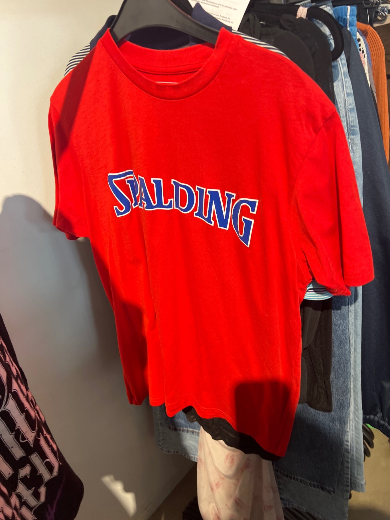 Spalding T-Shirt Rot Gr.: S