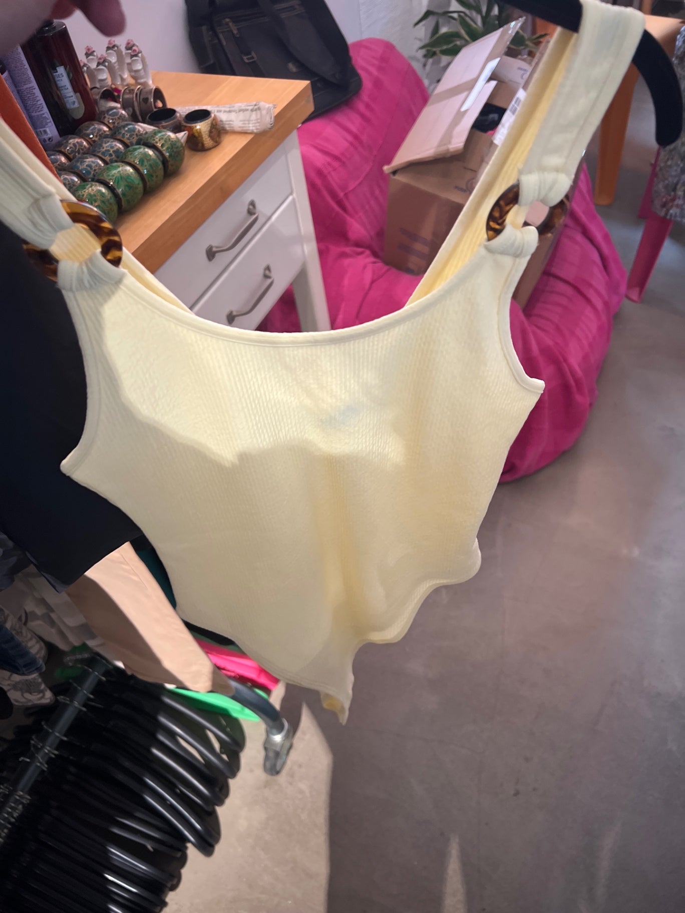 H&M Body Gelb Gr.: XS