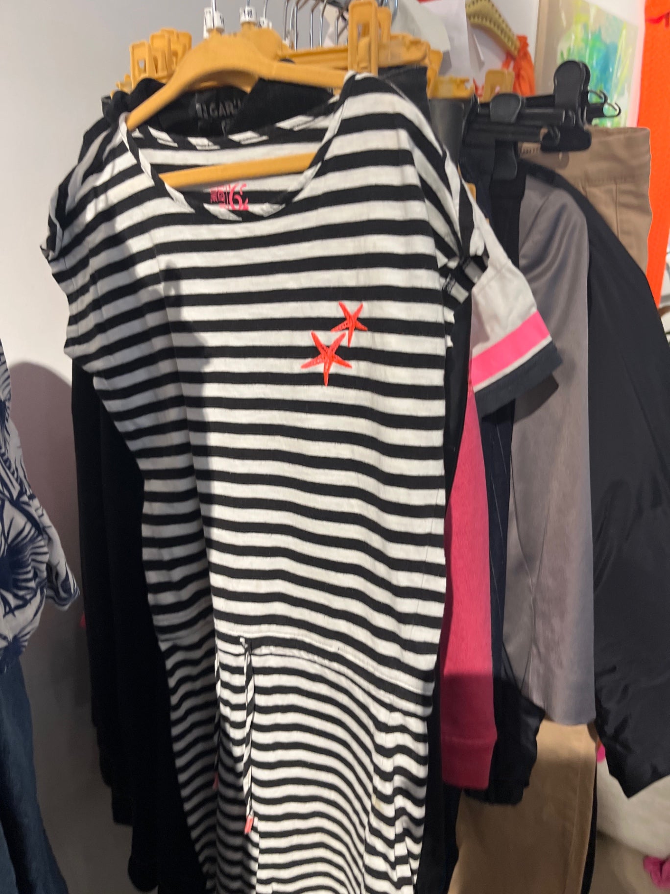 WE Kleid Schwarz, Weiß Gr.: 146