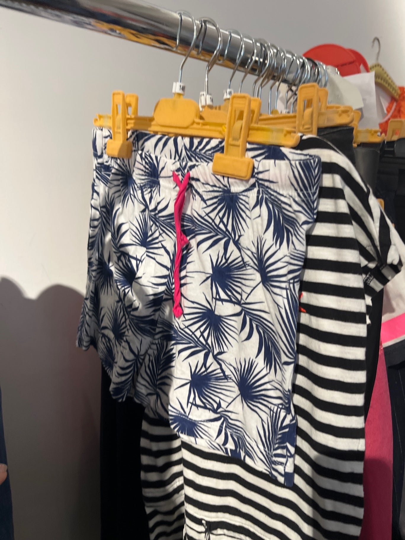 Shorts Weiß blau Gr.: 146