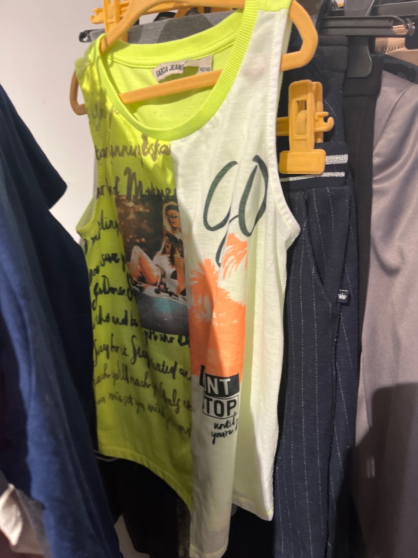 GARCIA JEANS Top Weiß Gr.: 140
