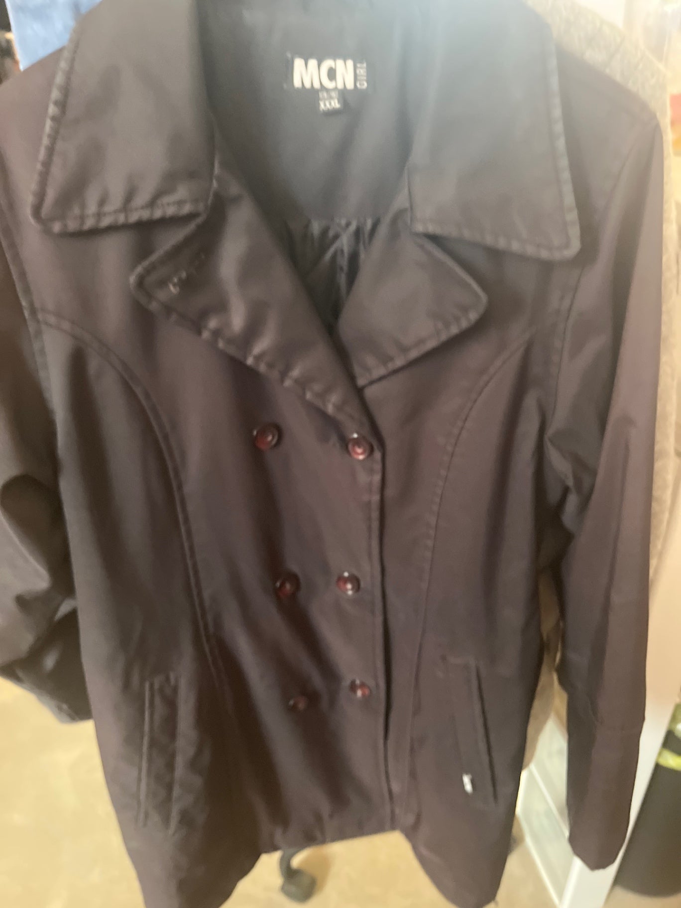 MCN Jacke Schwarz Gr.: S