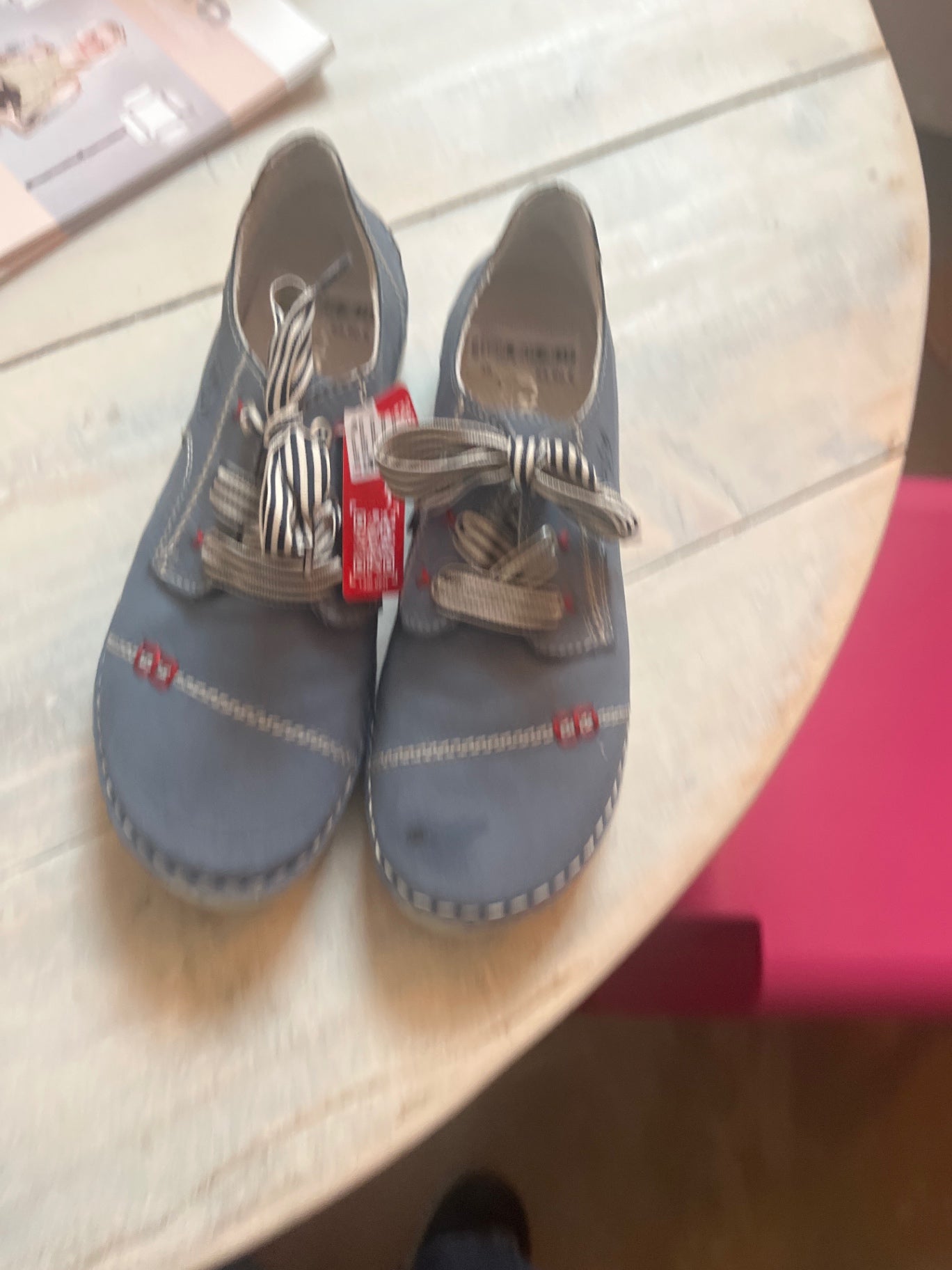 B-WARE!Rieker Schuhe Blau Gr.: 39