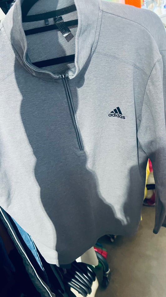 Adidas Sportoberteil Grau Gr.: M