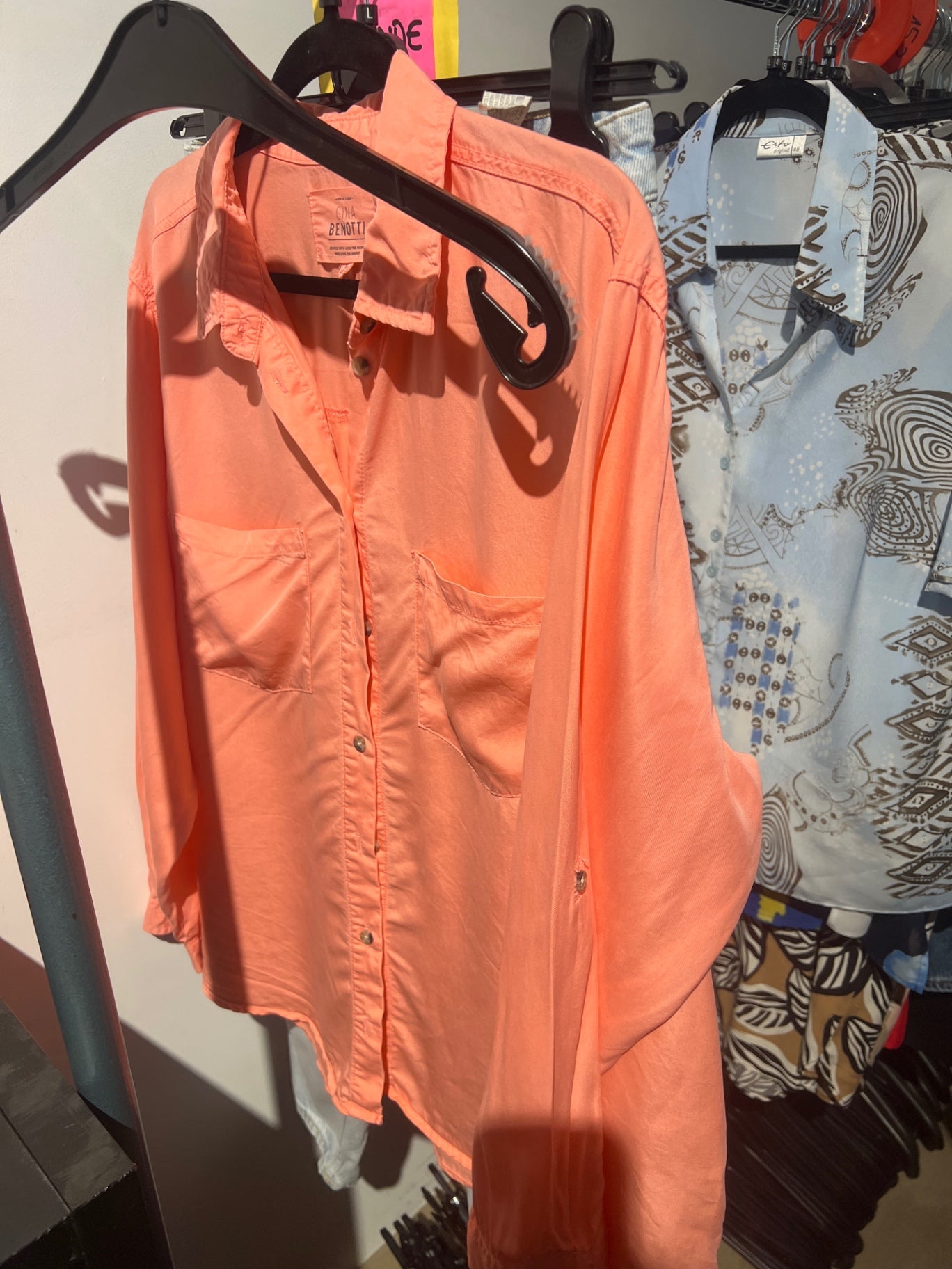 Gina Benotti Bluse Pfirsich Gr.: 48