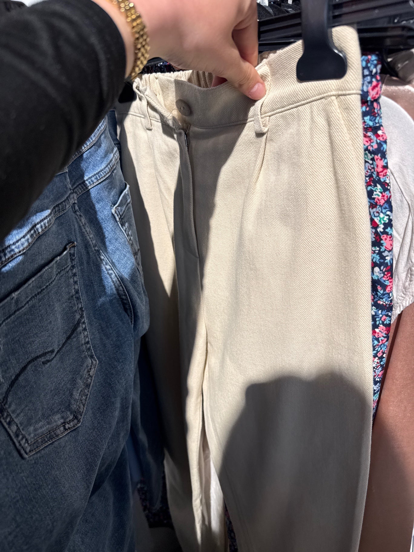 Quzu Hose Beige Gr.: S