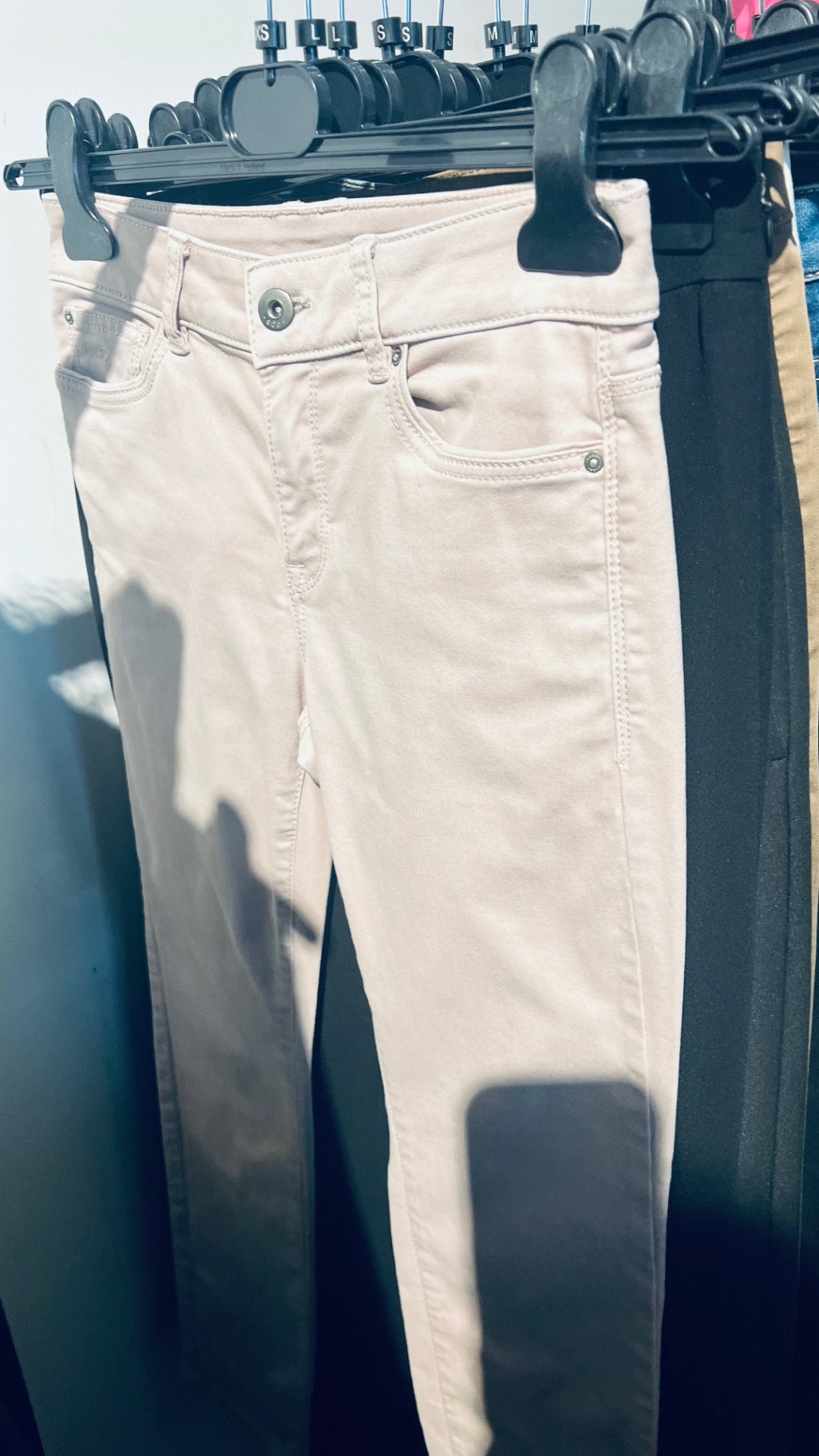 ESC Jeans Beige Rosa Gr.: XS