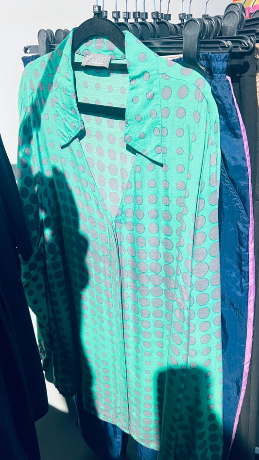 Ulla Popken Bluse Grün Gr.: 56
