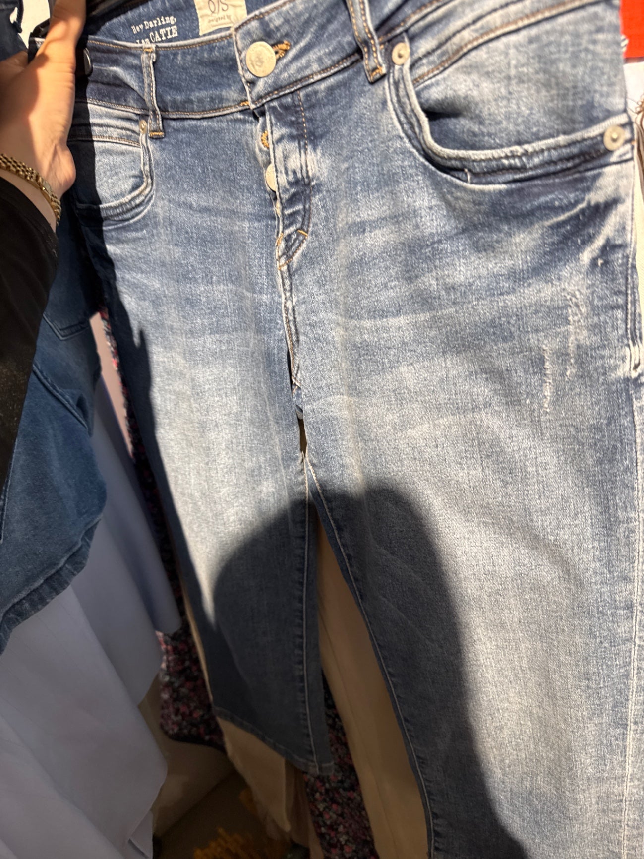 Q/S Hose Blau Gr.: S