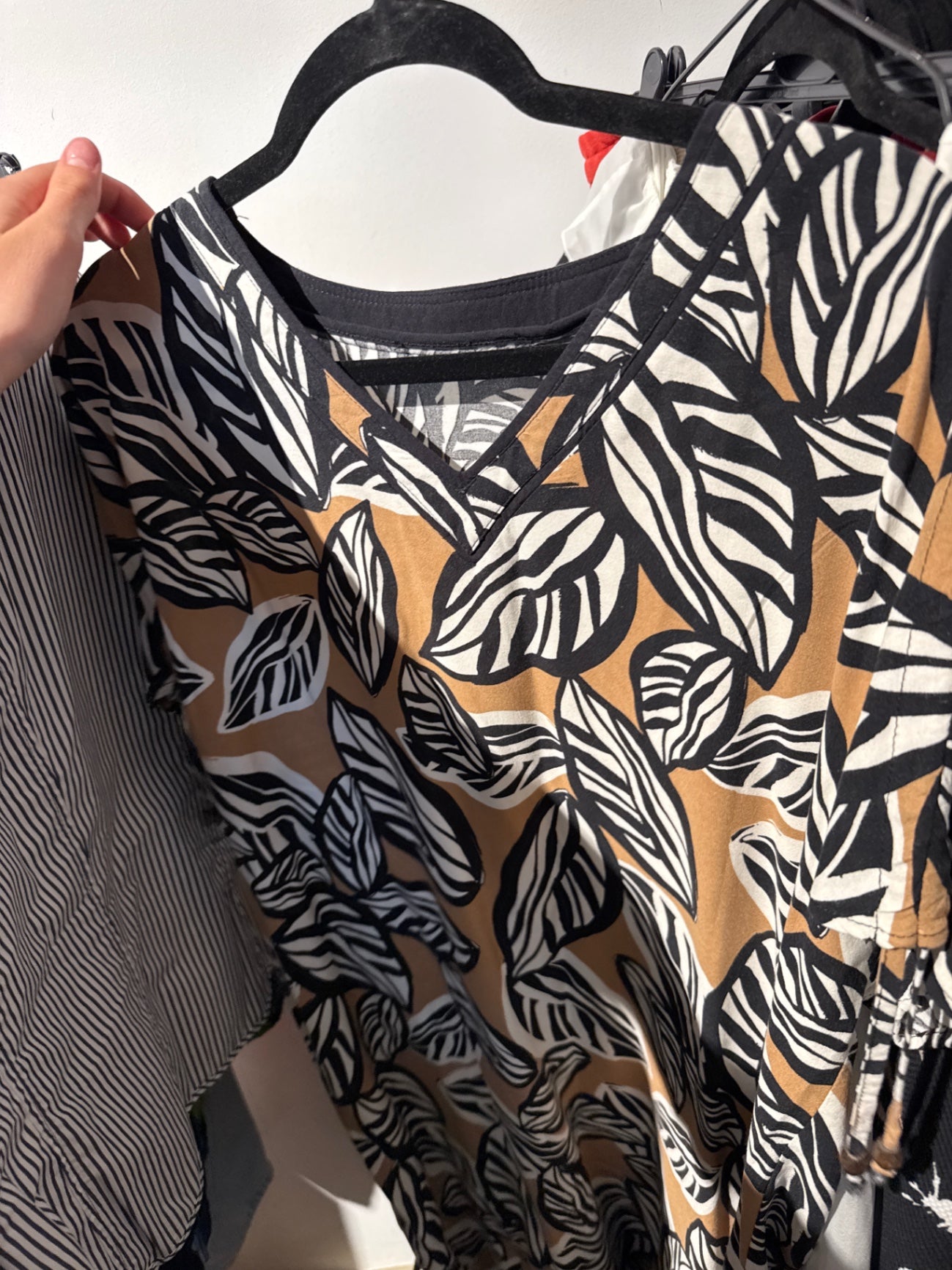 Kleid Braune schwarz Gr.: 4XL