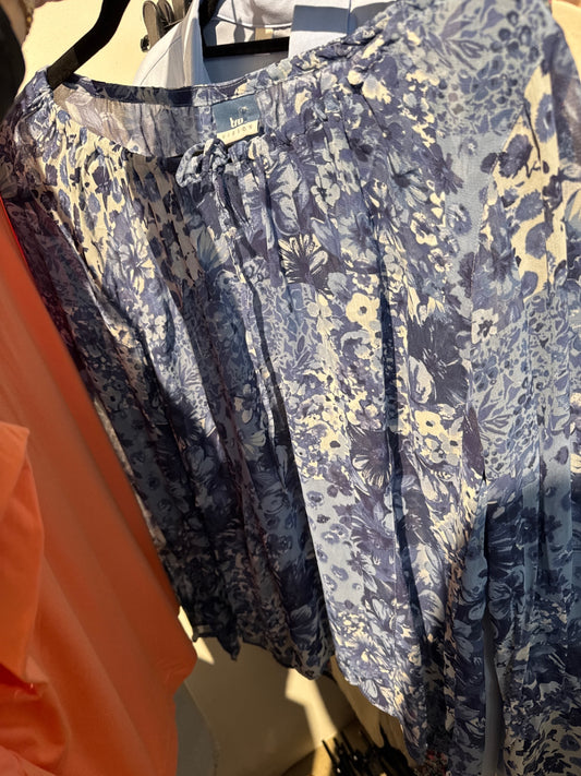 Bluse Blau Gr.: L