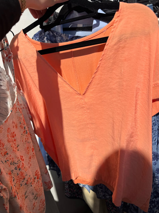 Bluse Orange Gr.: M