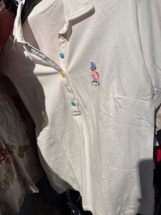 Polo Weiß Gr.: M