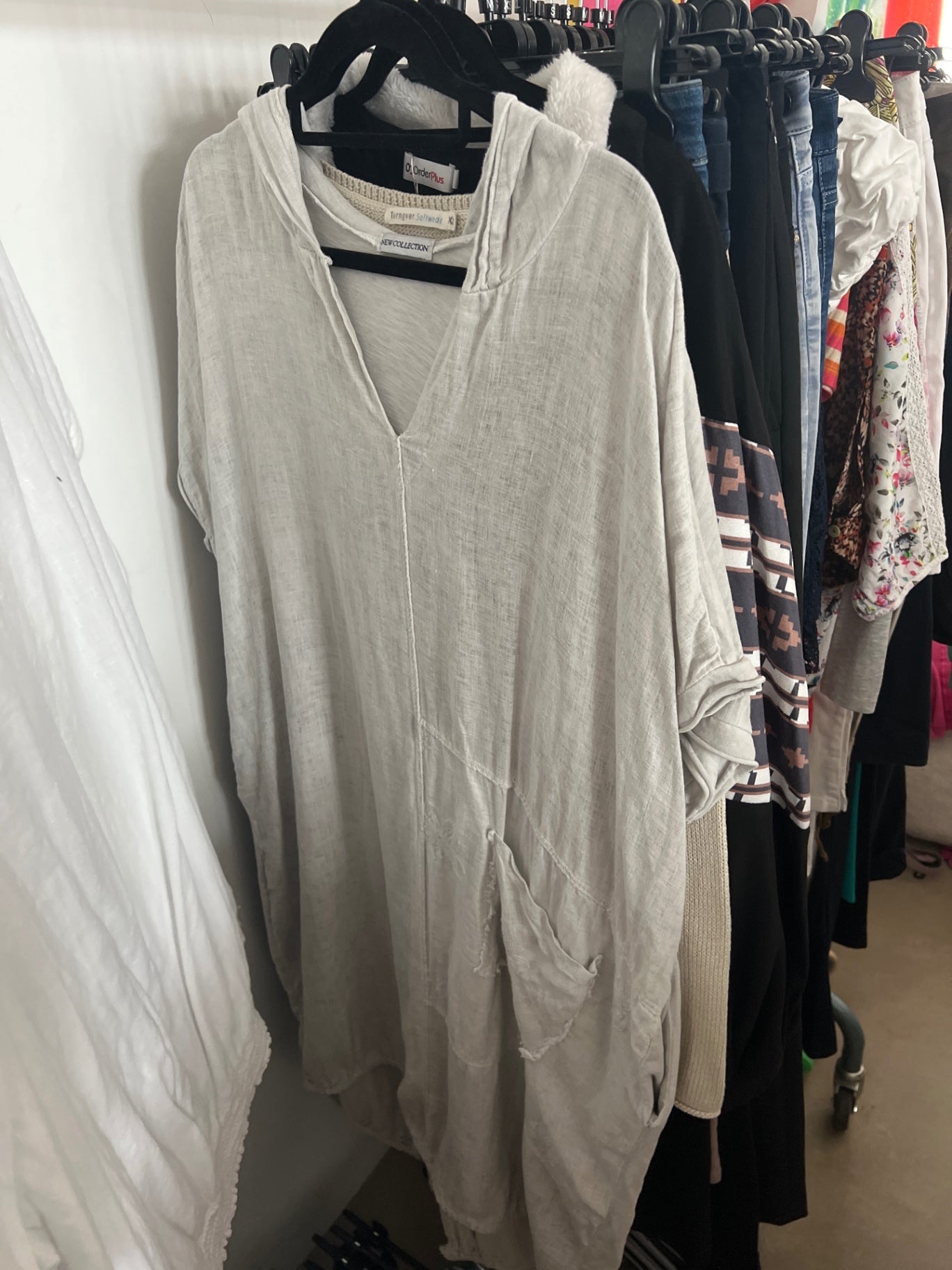 New Collection Kleid Beige Gr.: L