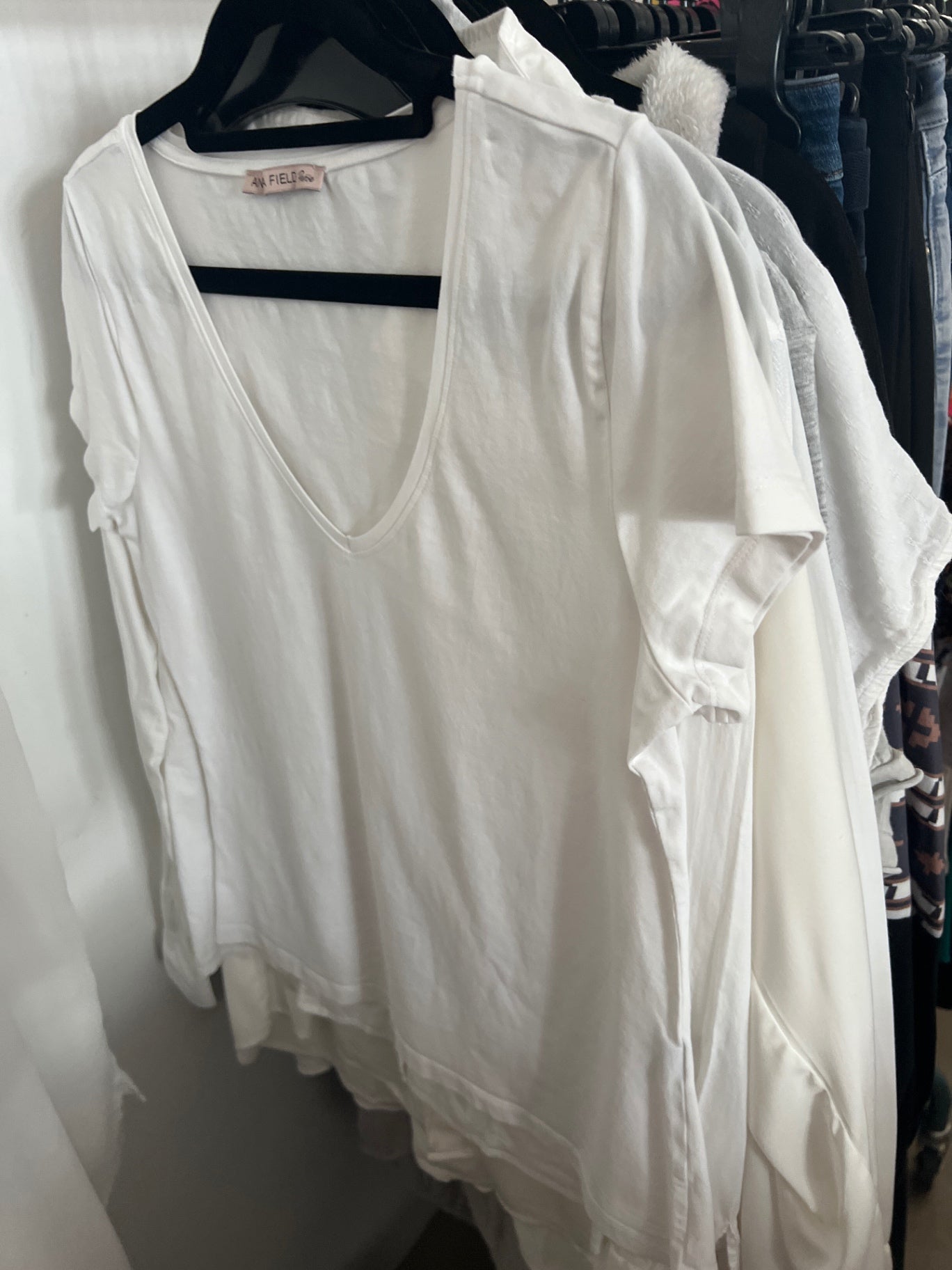 Anna Field T-Shirt Weiß Gr.: M