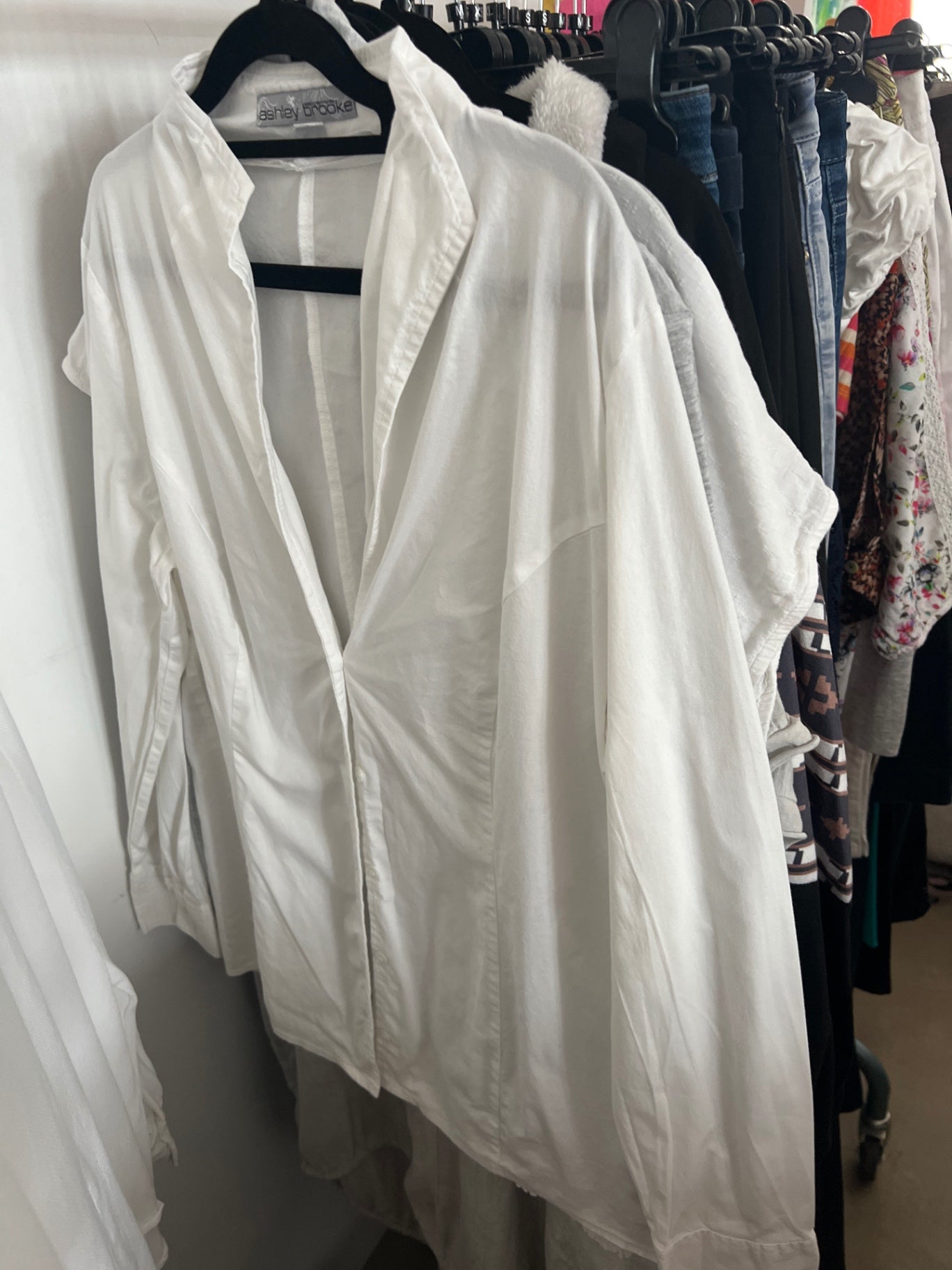 Ashley Brooke Bluse Weiß Gr.: 46
