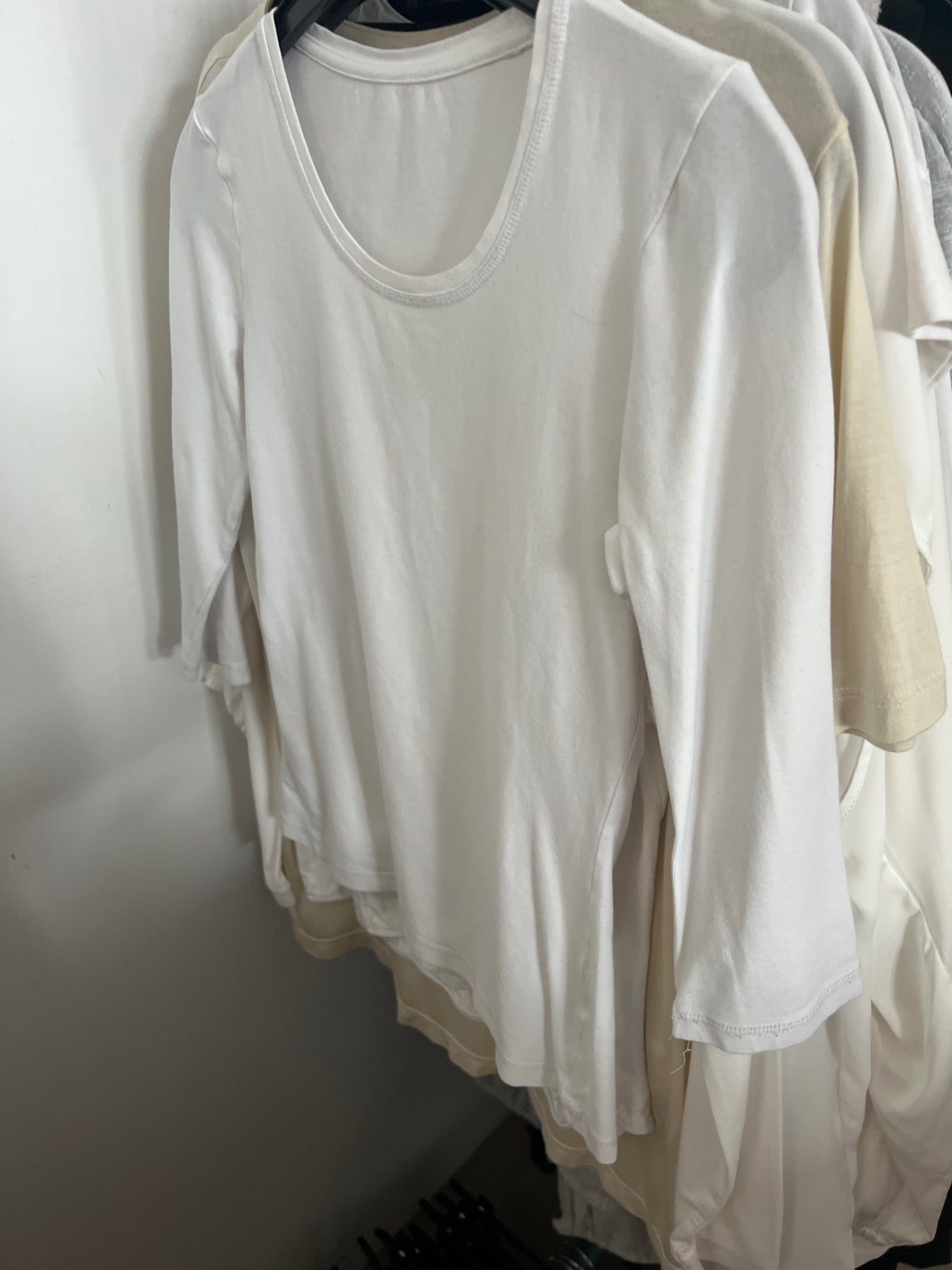 Longsleeve Weiß Gr.: S