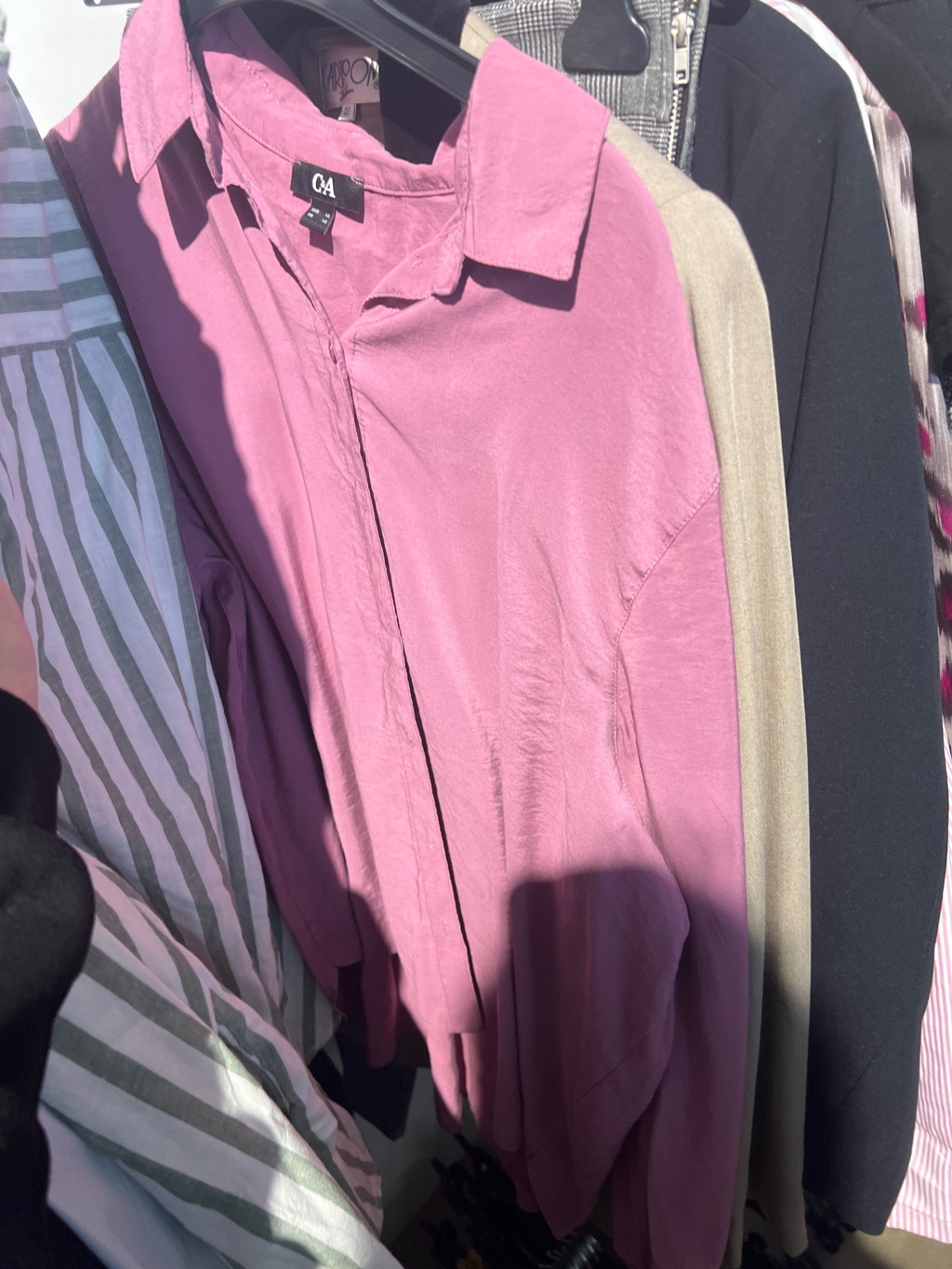 C&A Bluse Pink Gr.: 46