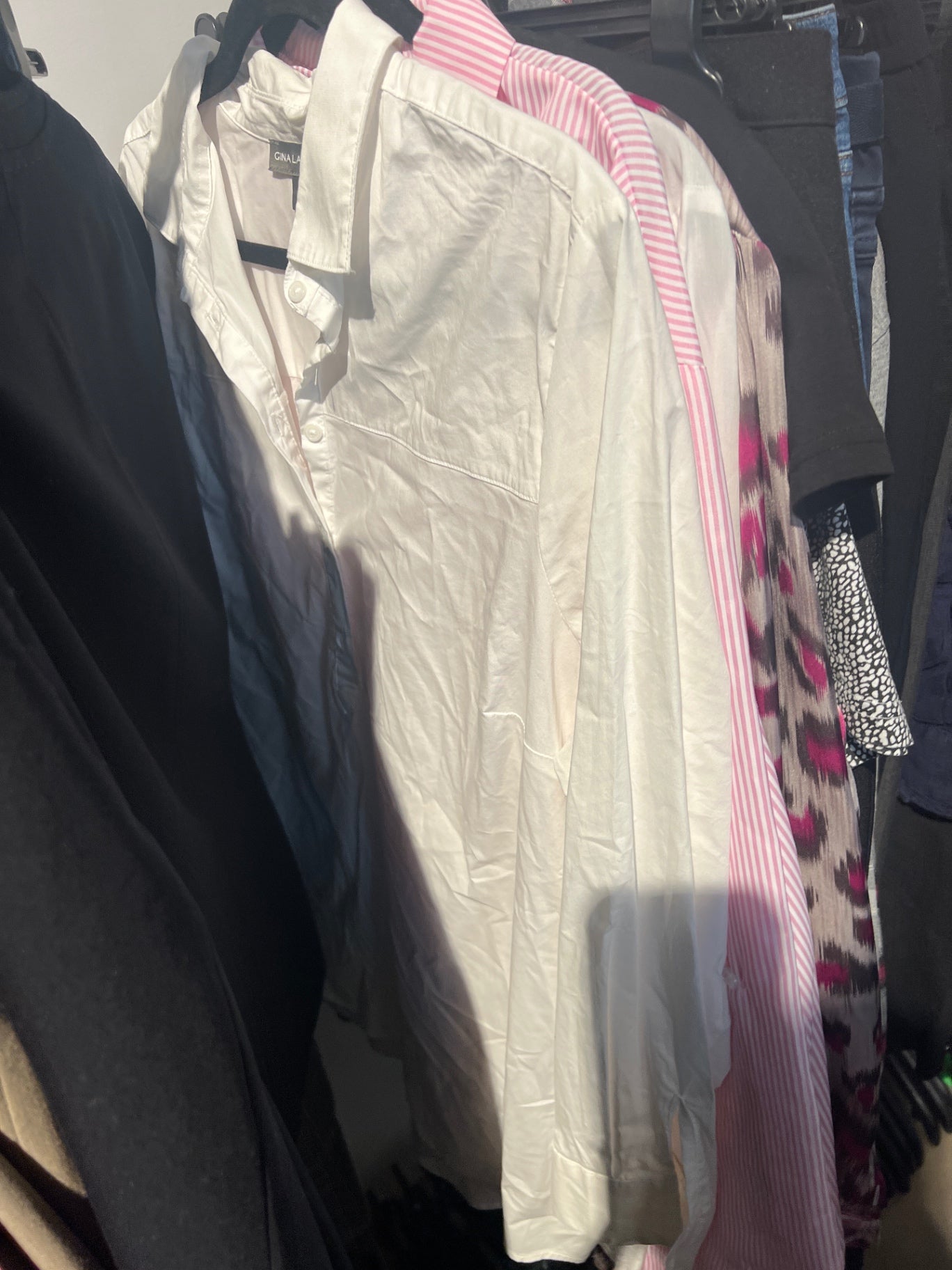 GINA LAURA Bluse Weiß Gr.: 48