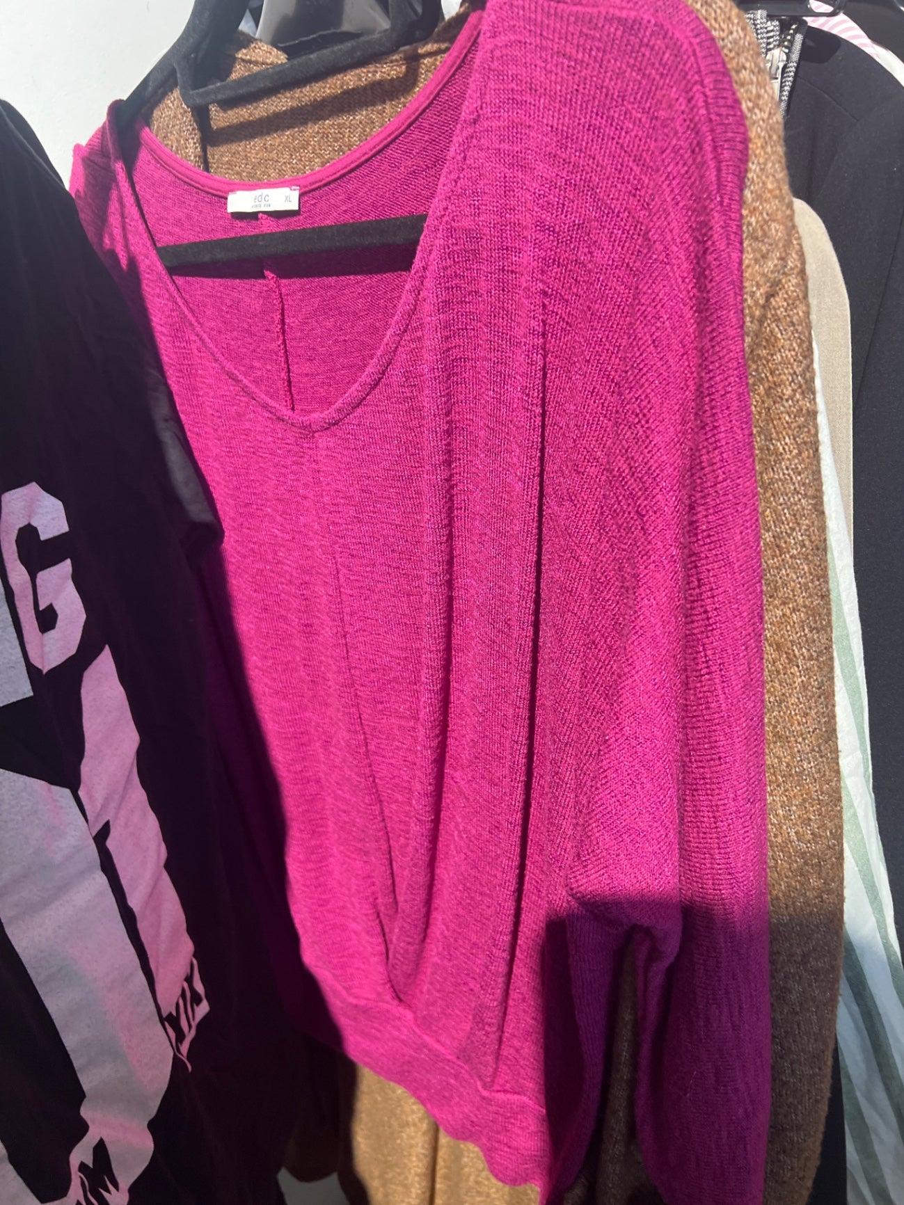 EDC Pullover Pink Gr.: XL