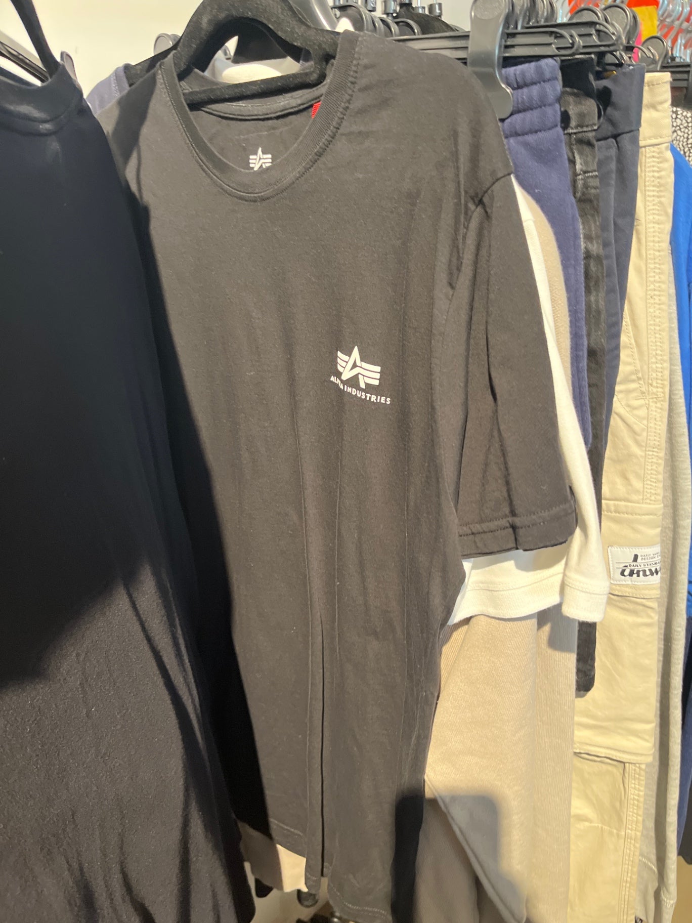 Alpha Industries T-Shirt Schwarz : S