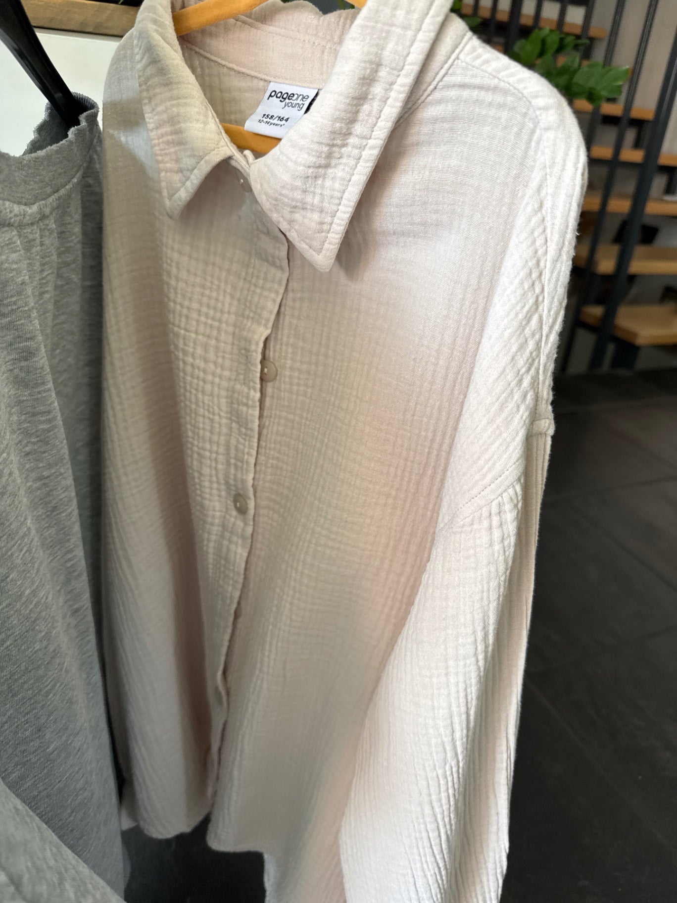 Pageone Young Bluse Creme Gr.: 158/164