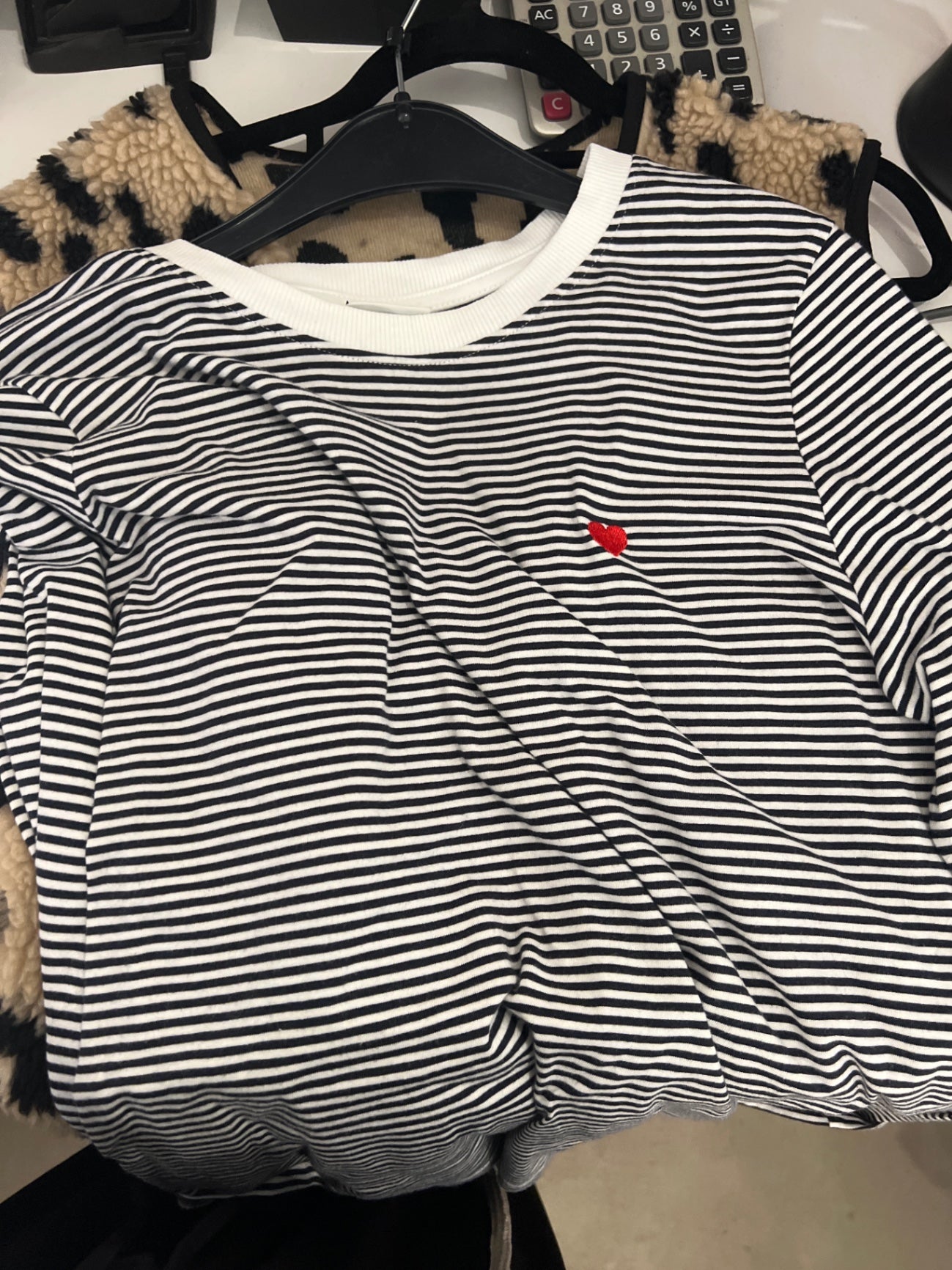 JDY Langarmshirt Schwarz und Weiß Gr.: L