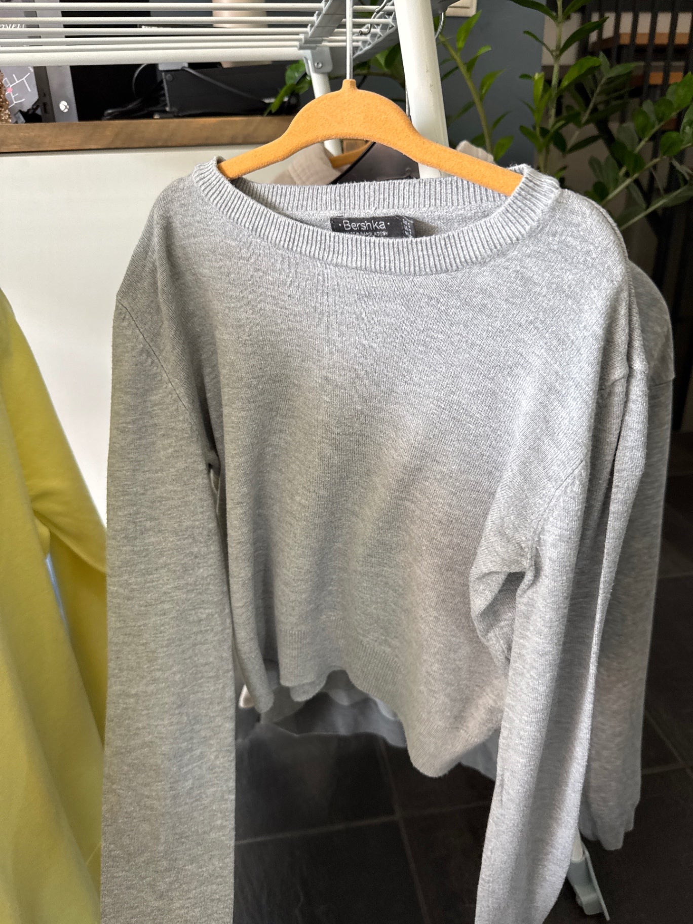 Bershka Pullover Grau Gr.: S