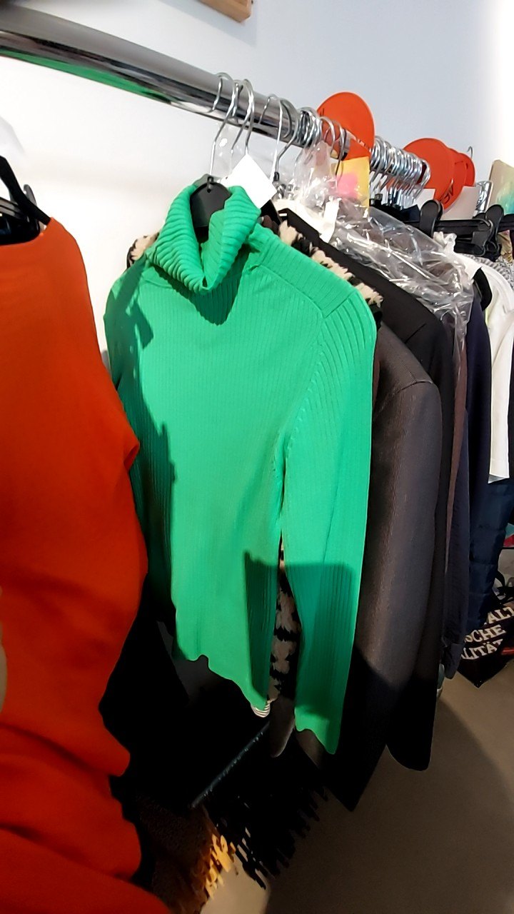 Hallhuber Rolli dünn Neongrün Gr.: XL
