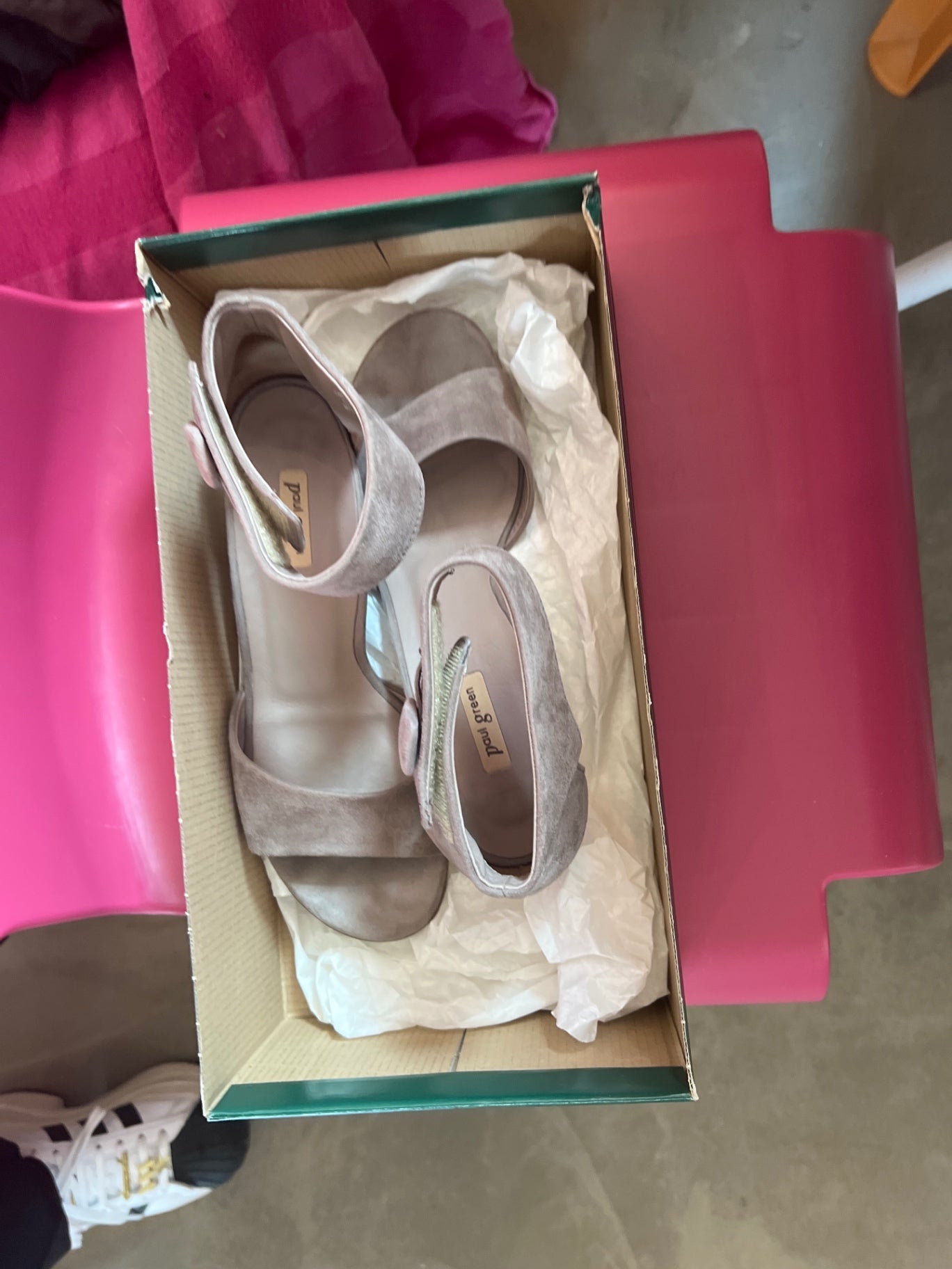 Paul Green Sandalen Grau Gr.: 38
