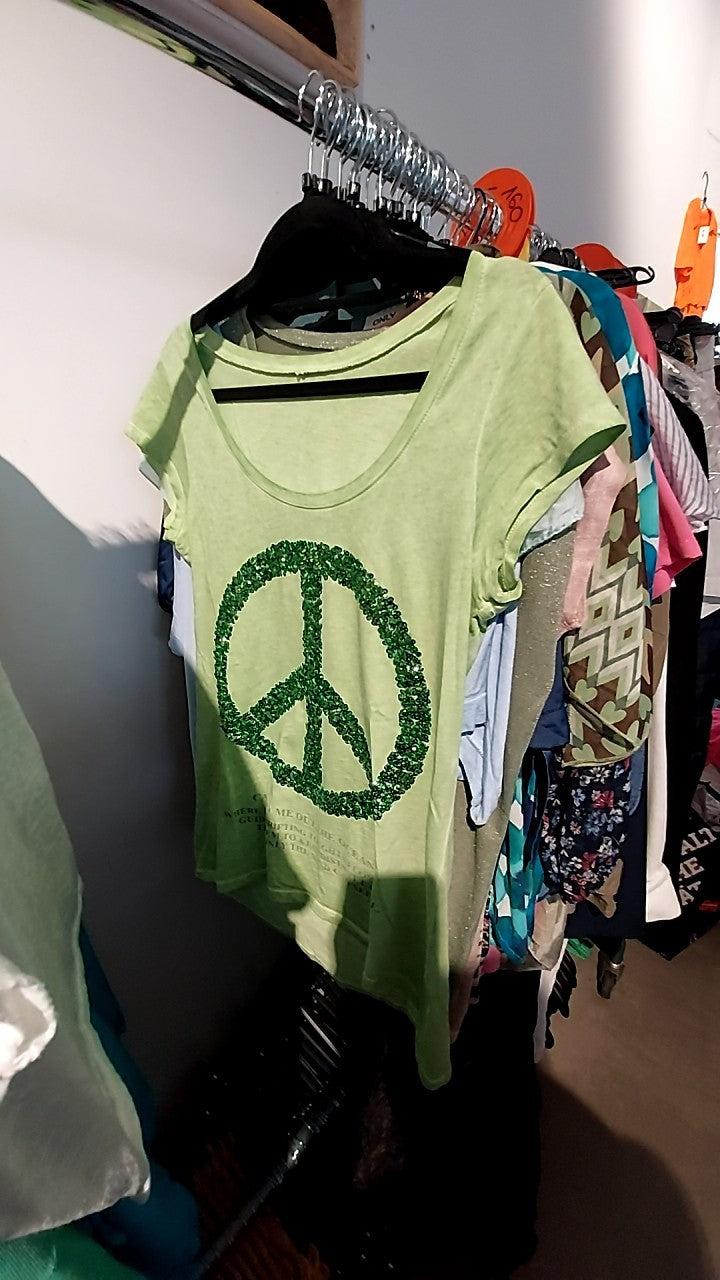 T-Shirt Hellgrün Gr.: S/M
