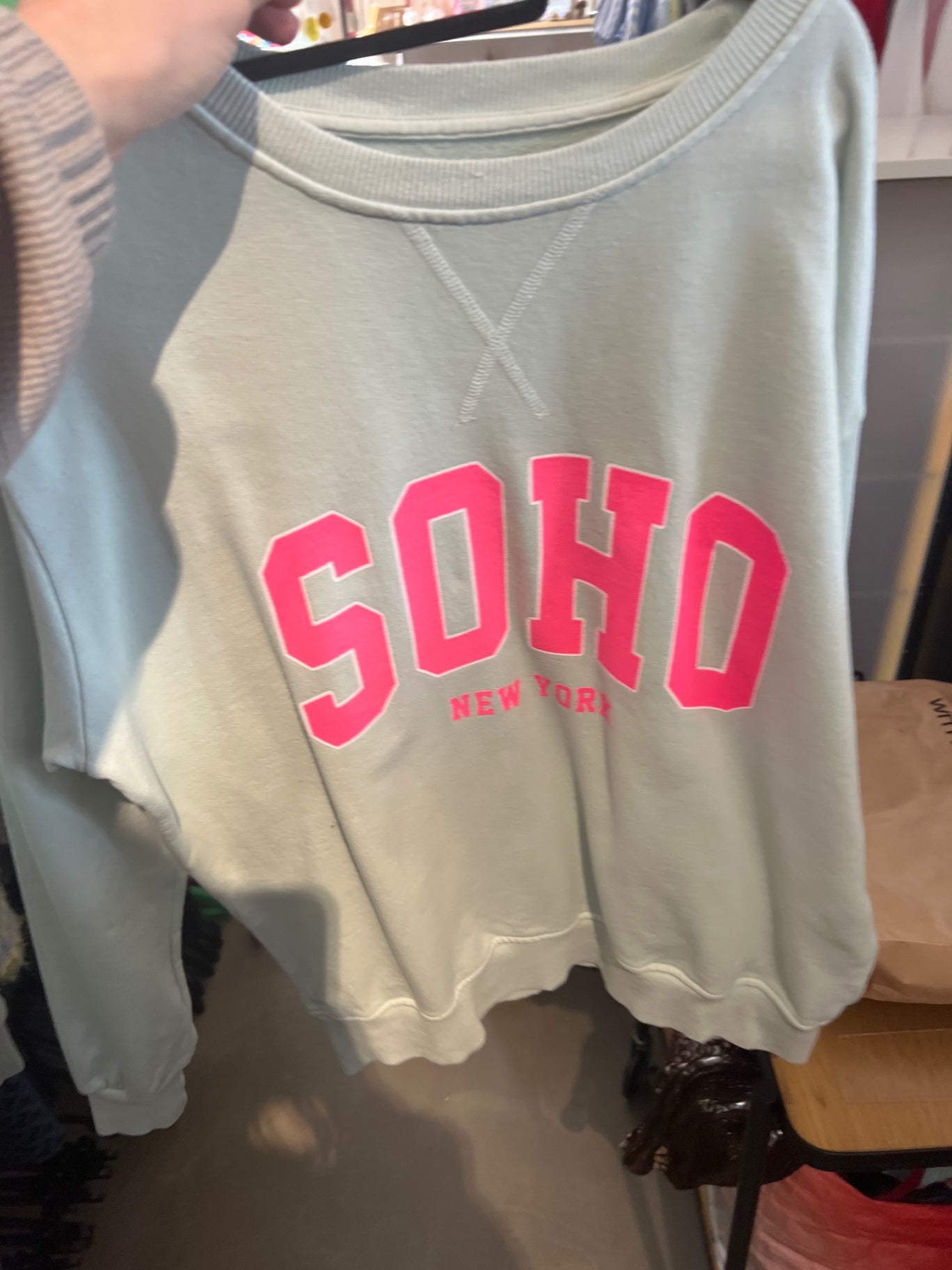 Sweatshirt Mint Pink Gr.: M