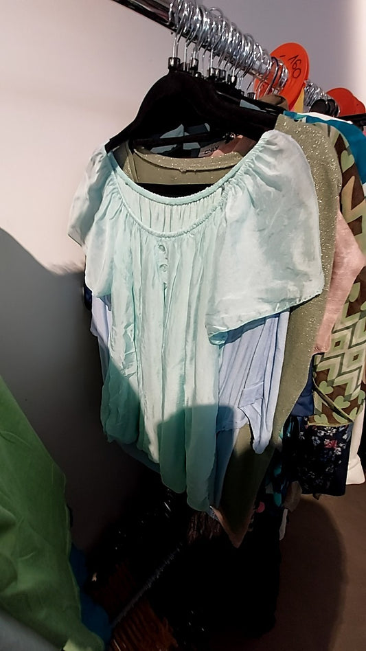 Blusenshirt Mint Gr.: M