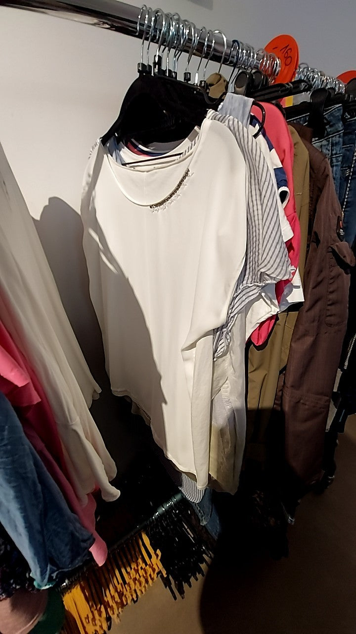 T-Shirt Weiß Gr.: L