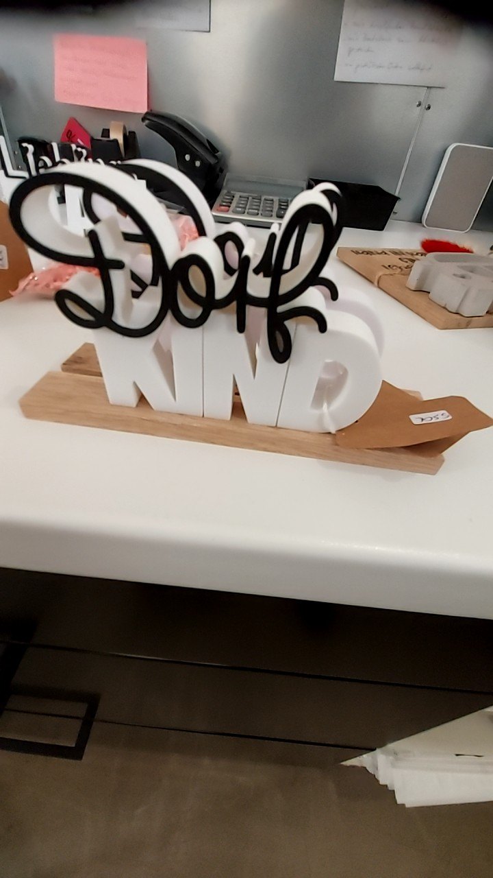 EINZELSTÜCK 3D Aufsteller "Dorfkind" 