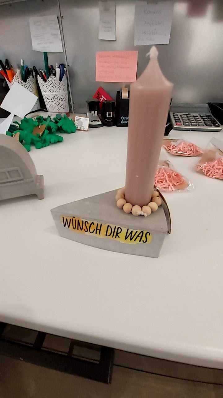 EINZELSTÜCK Kuchenstück Beton